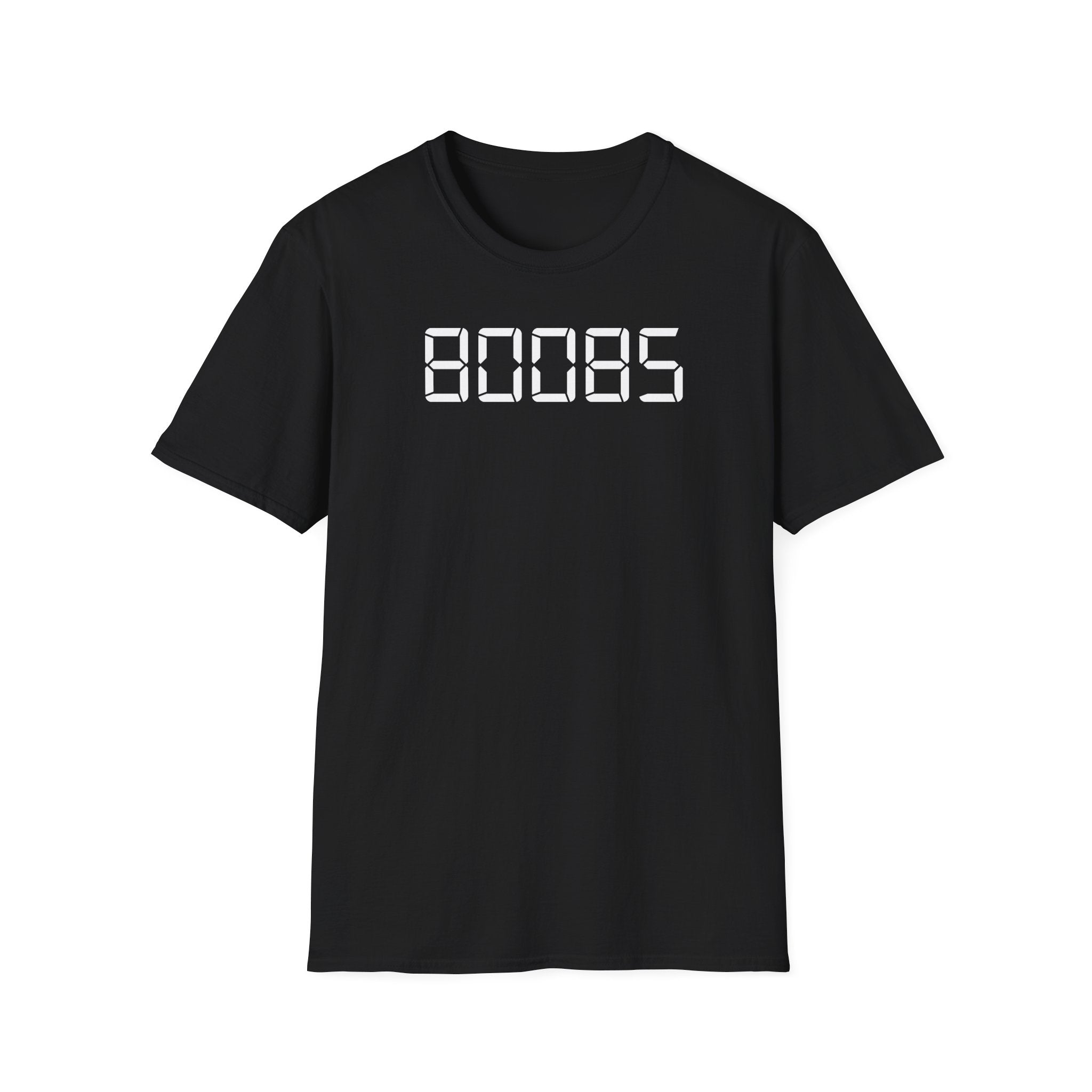 80085 'BOOBS' T-Shirt | Funny Calculator Display Text Tee - Deez Teez