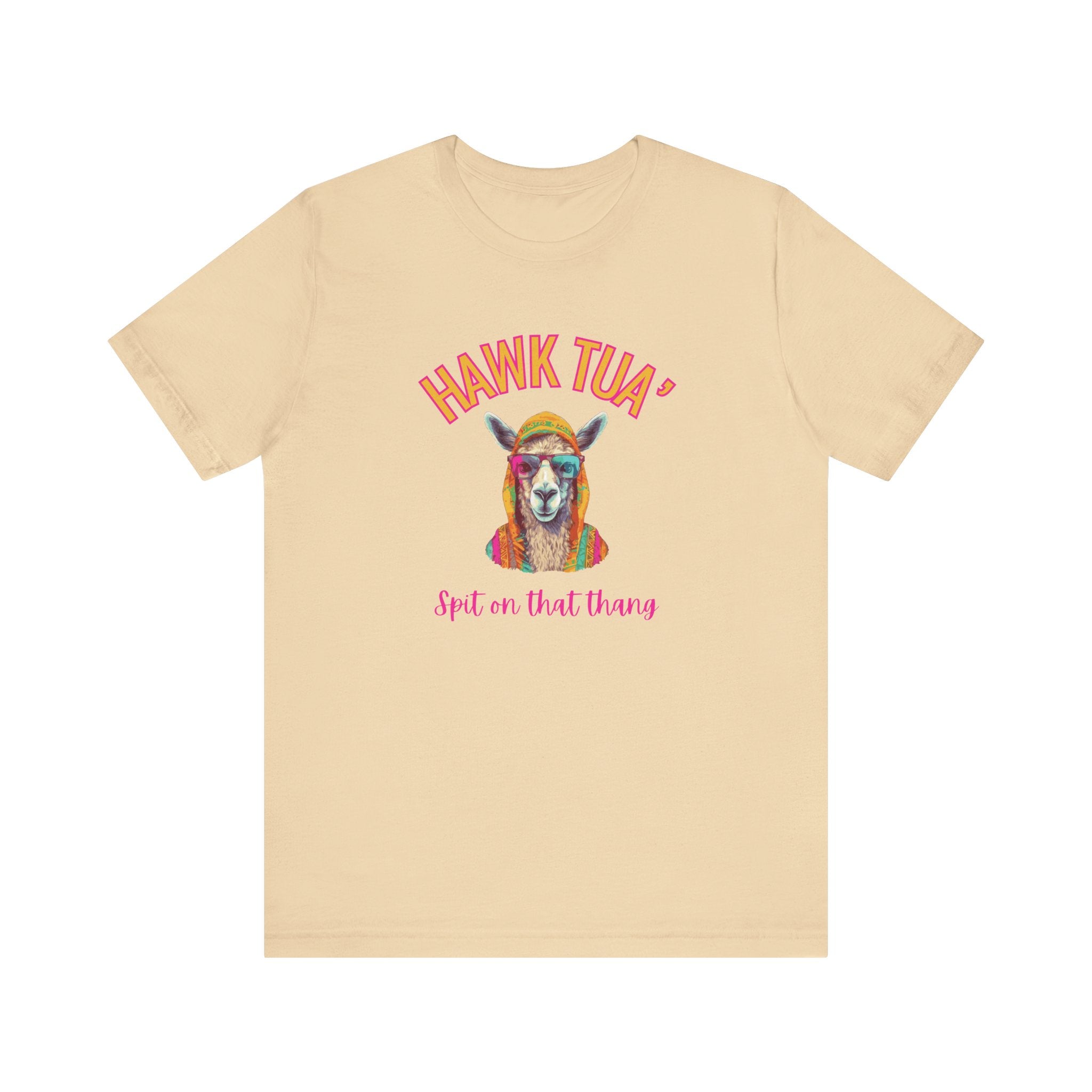 Hawk Tua Funny Parody T-Shirt | Llama Spit Edition - Deez Teez