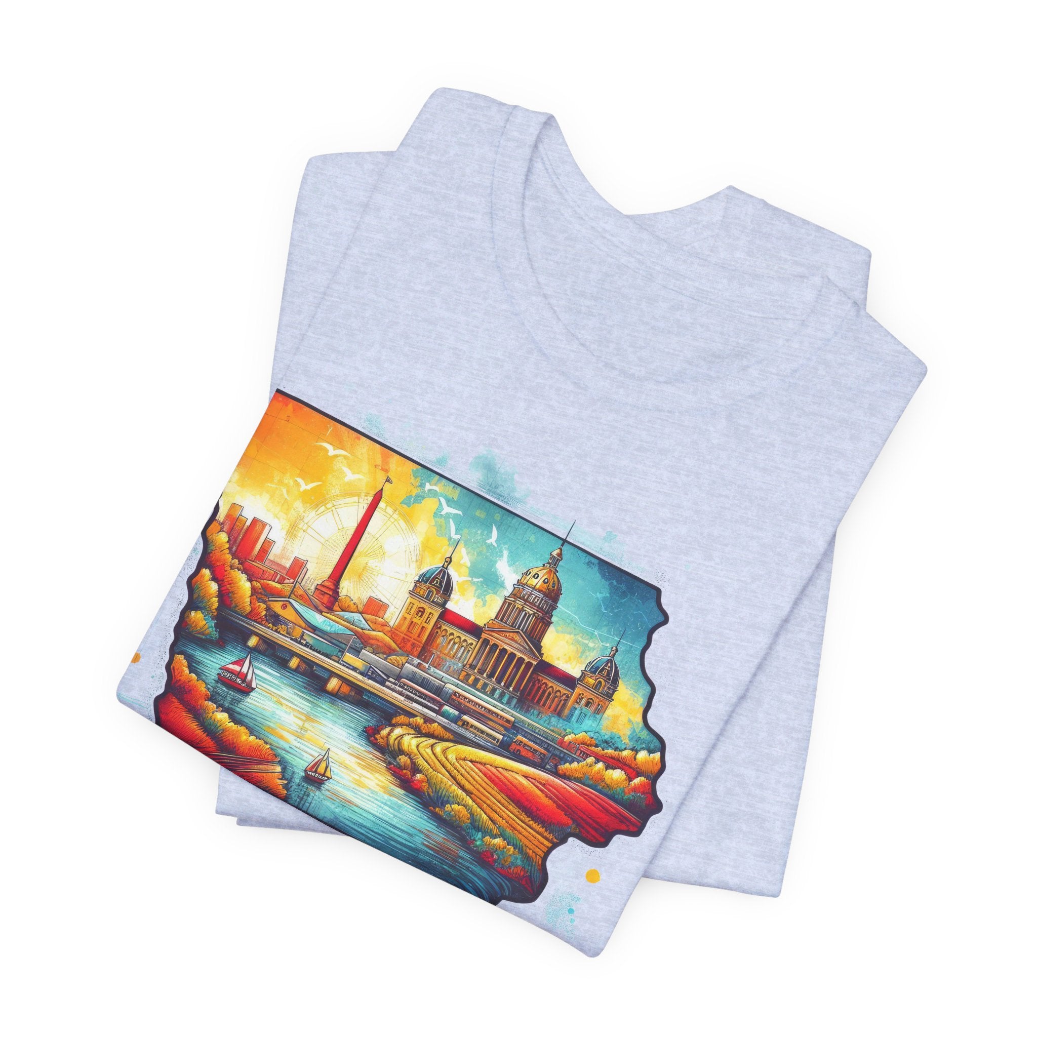 Iowa State Pride T-Shirt | State of Iowa Graphic Tee - Deez Teez