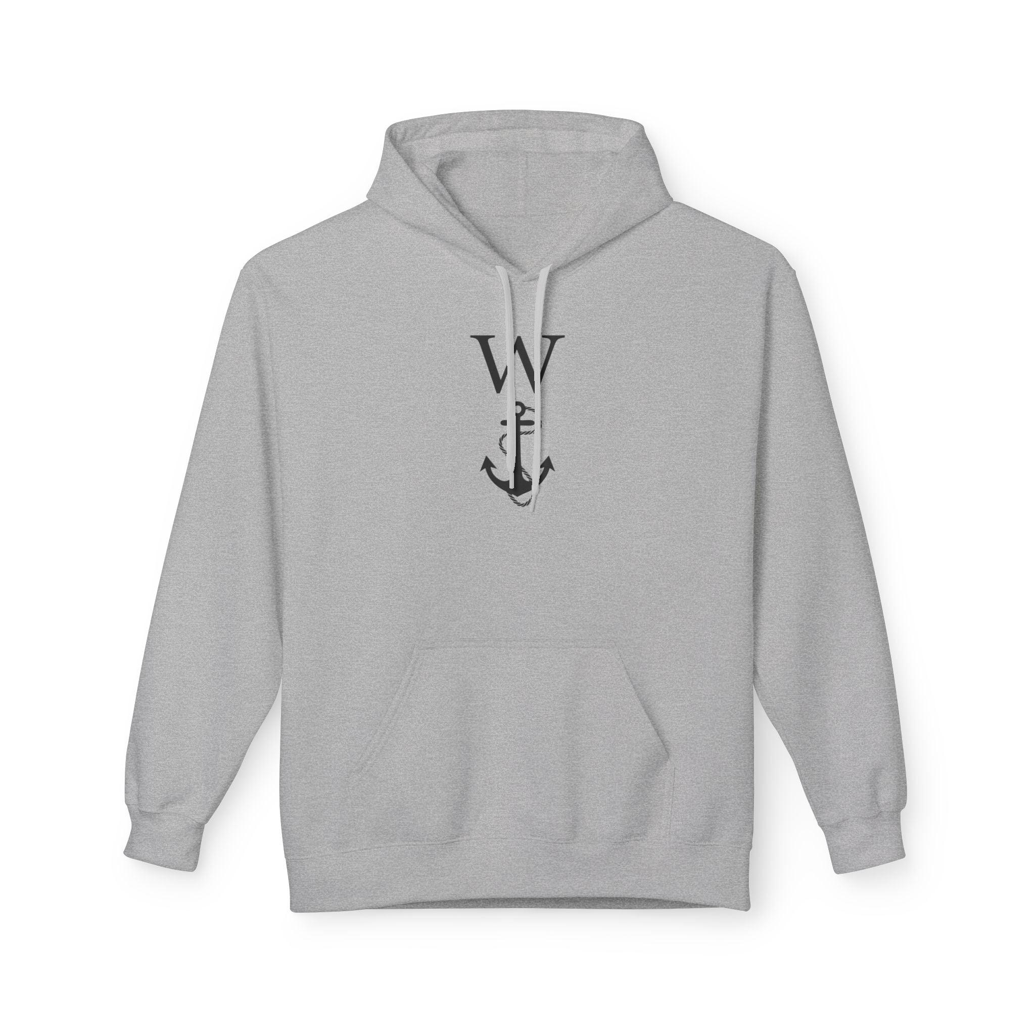 W Anchor "Wanker" Hoodie | Nautical Humor Tee - Deez Teez