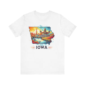 Iowa State Pride T-Shirt | State of Iowa Graphic Tee - Deez Teez