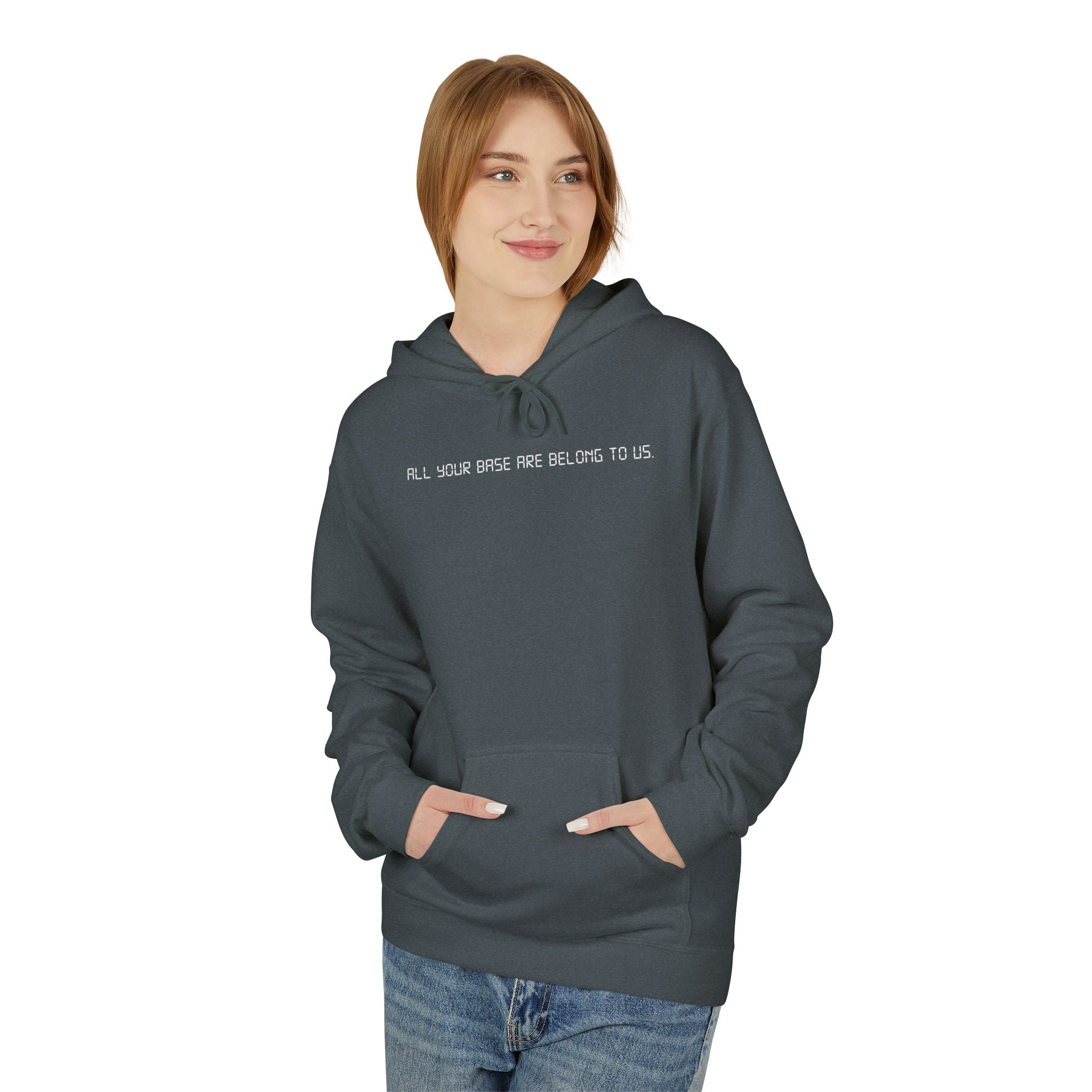 All Your Base Are Belong To Us - Zero Wing Retro Gamer Meme Hoodie - Deez Teez