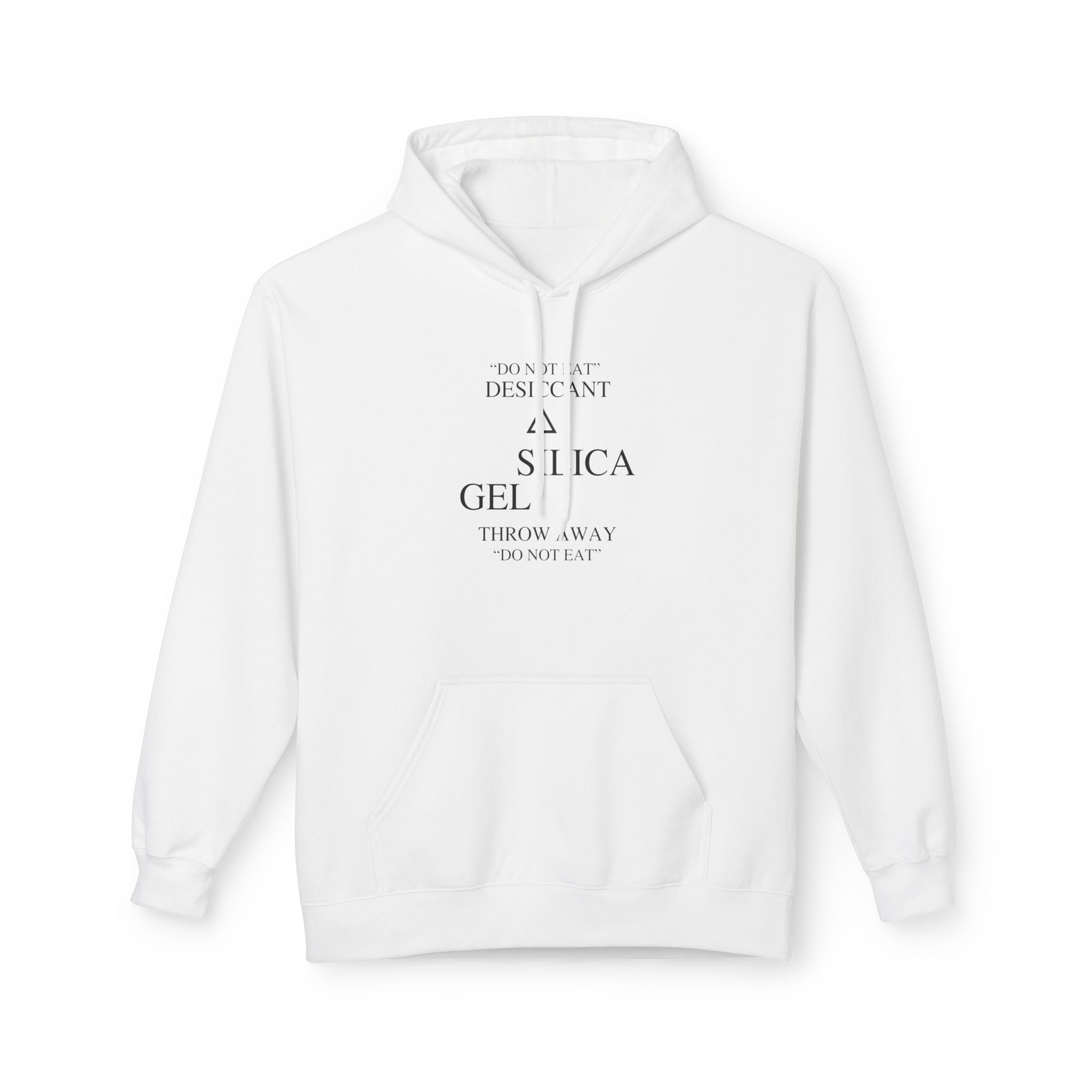 Silica Gel Packet Hoodie | Hilarious "Do Not Eat" Packaging Sweatshirt - Deez Teez