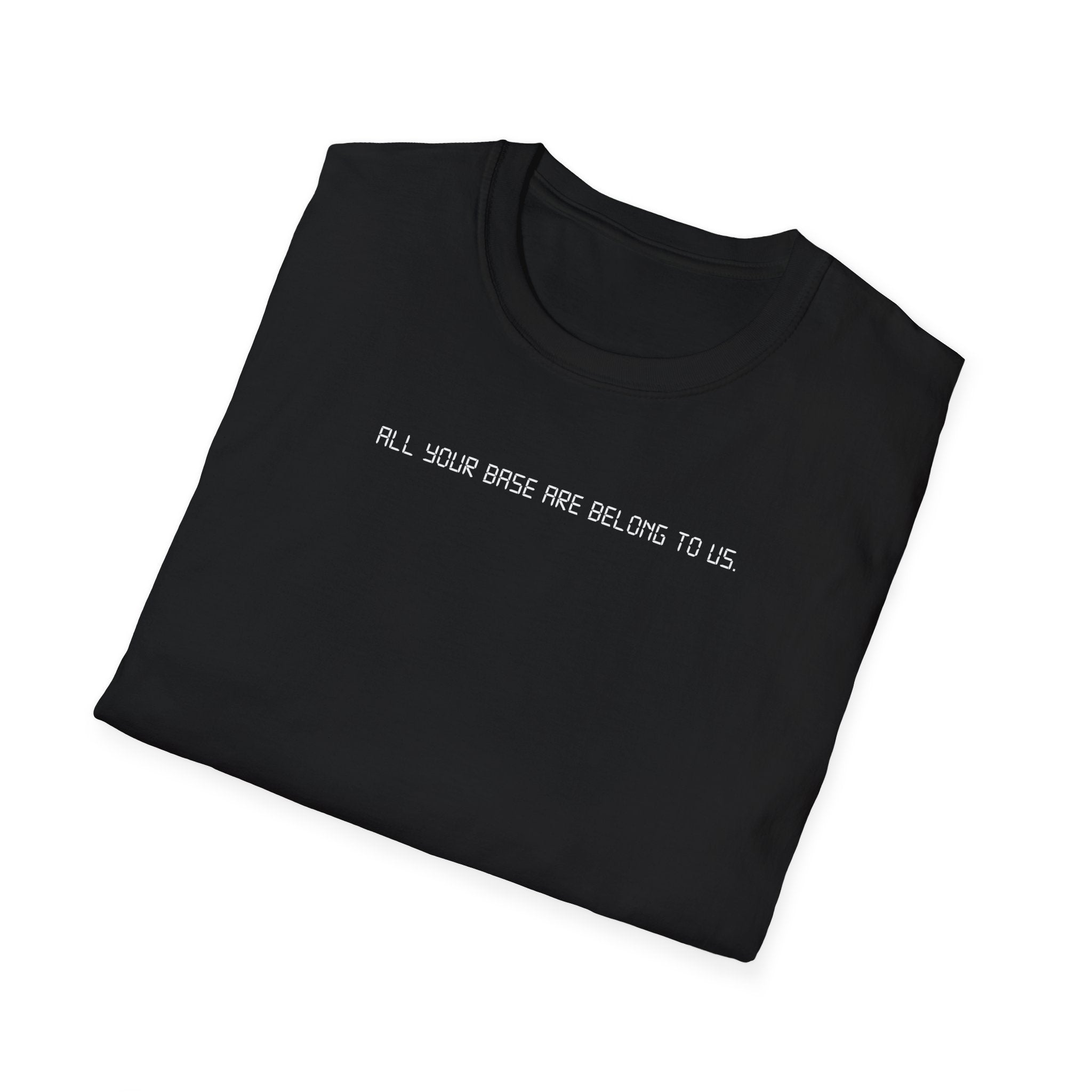 All Your Base Are Belong To Us T-Shirt | Zero Wing Retro Gamer Meme Tee - Deez Teez