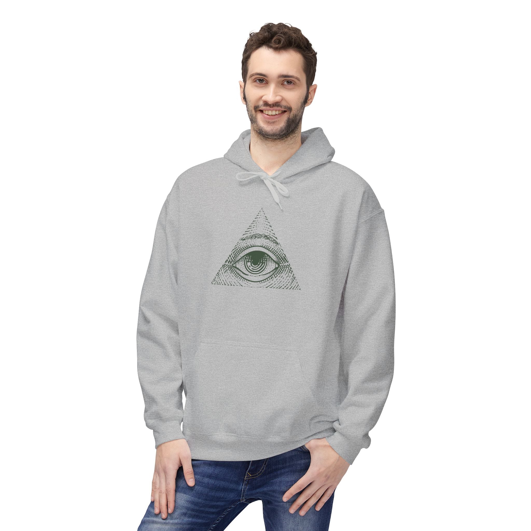 Illuminati Eye Hoodie | Mysterious All-Seeing Eye Design - Deez Teez