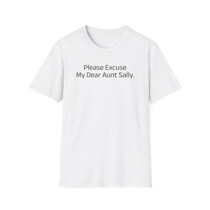 'Please Excuse My Dear Aunt Sally' T-Shirt | Mathematical Order of Operations Humor Tee - Deez Teez