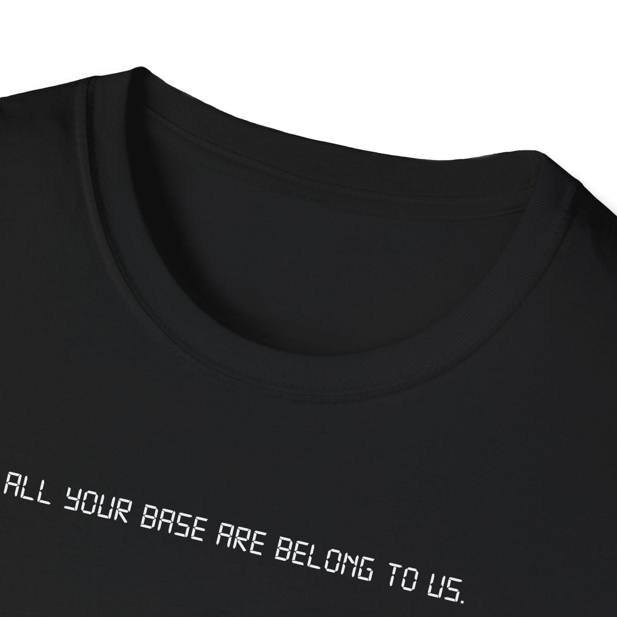 All Your Base Are Belong To Us T-Shirt | Zero Wing Retro Gamer Meme Tee - Deez Teez