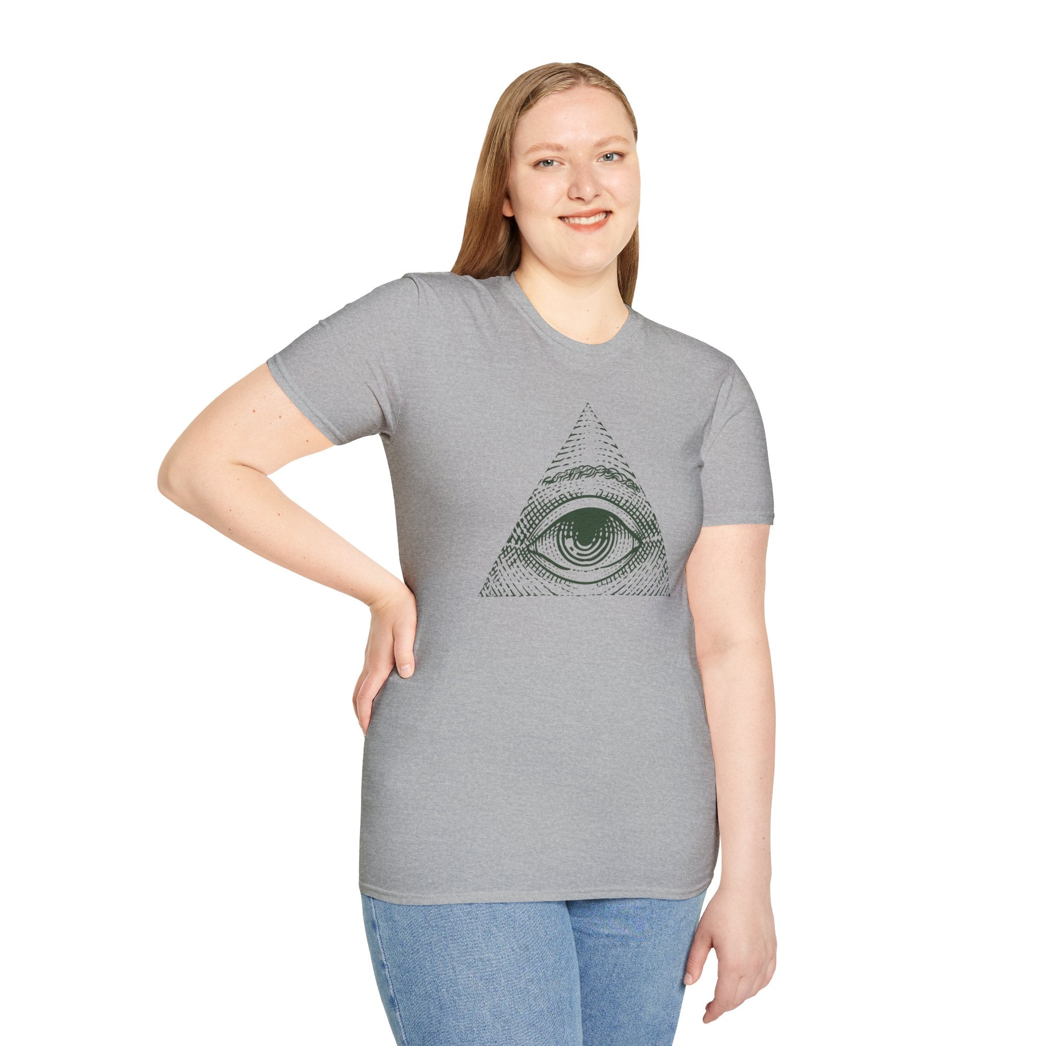 Illuminati Eye T-Shirt | Mysterious All-Seeing Eye Design - Deez Teez