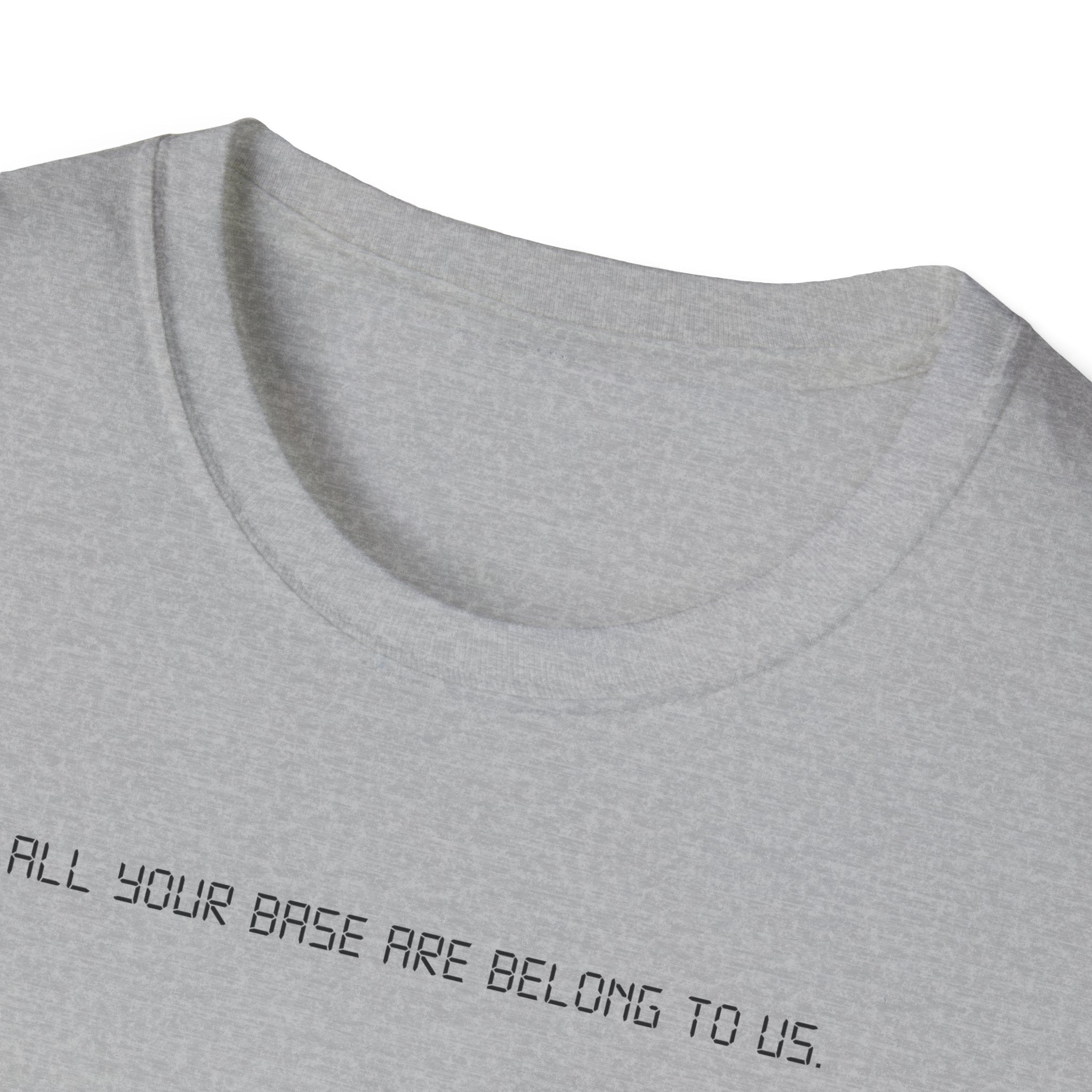 All Your Base Are Belong To Us T-Shirt | Zero Wing Retro Gamer Meme Tee - Deez Teez