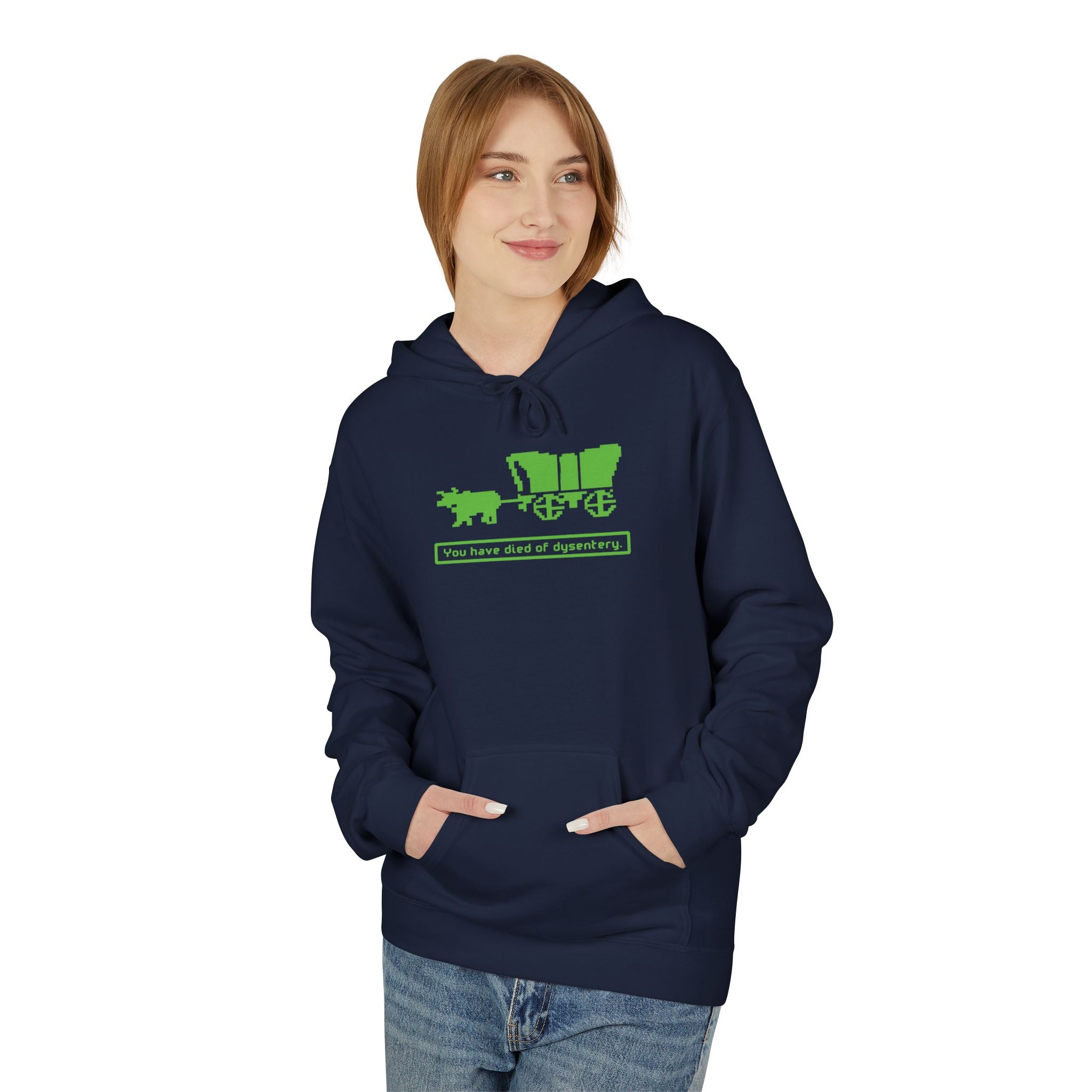You Have Died of Dysentery Hoodie | Oregon Trail Video Game Classic Sweatshirt - Deez Teez