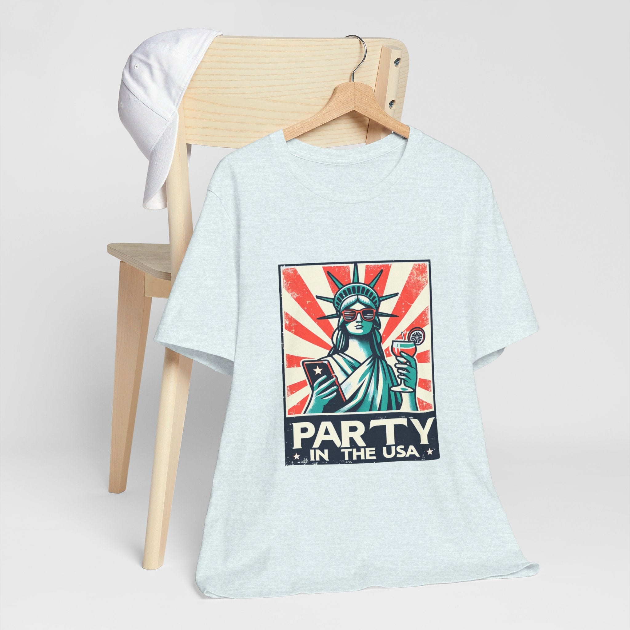Party in the USA Patriotic T-Shirt - Deez Teez
