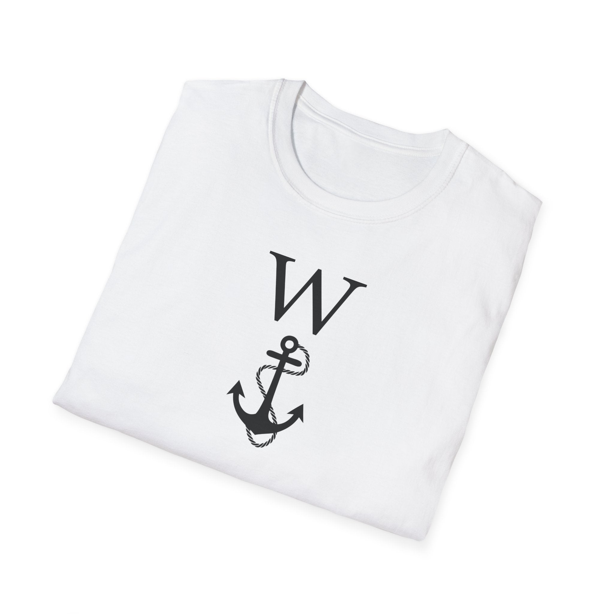 W Anchor "Wanker" T-Shirt | Nautical Humor Tee - Deez Teez