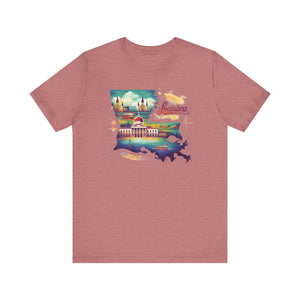 Louisiana State Pride Tee | State of Louisiana Graphic T-Shirt - Deez Teez