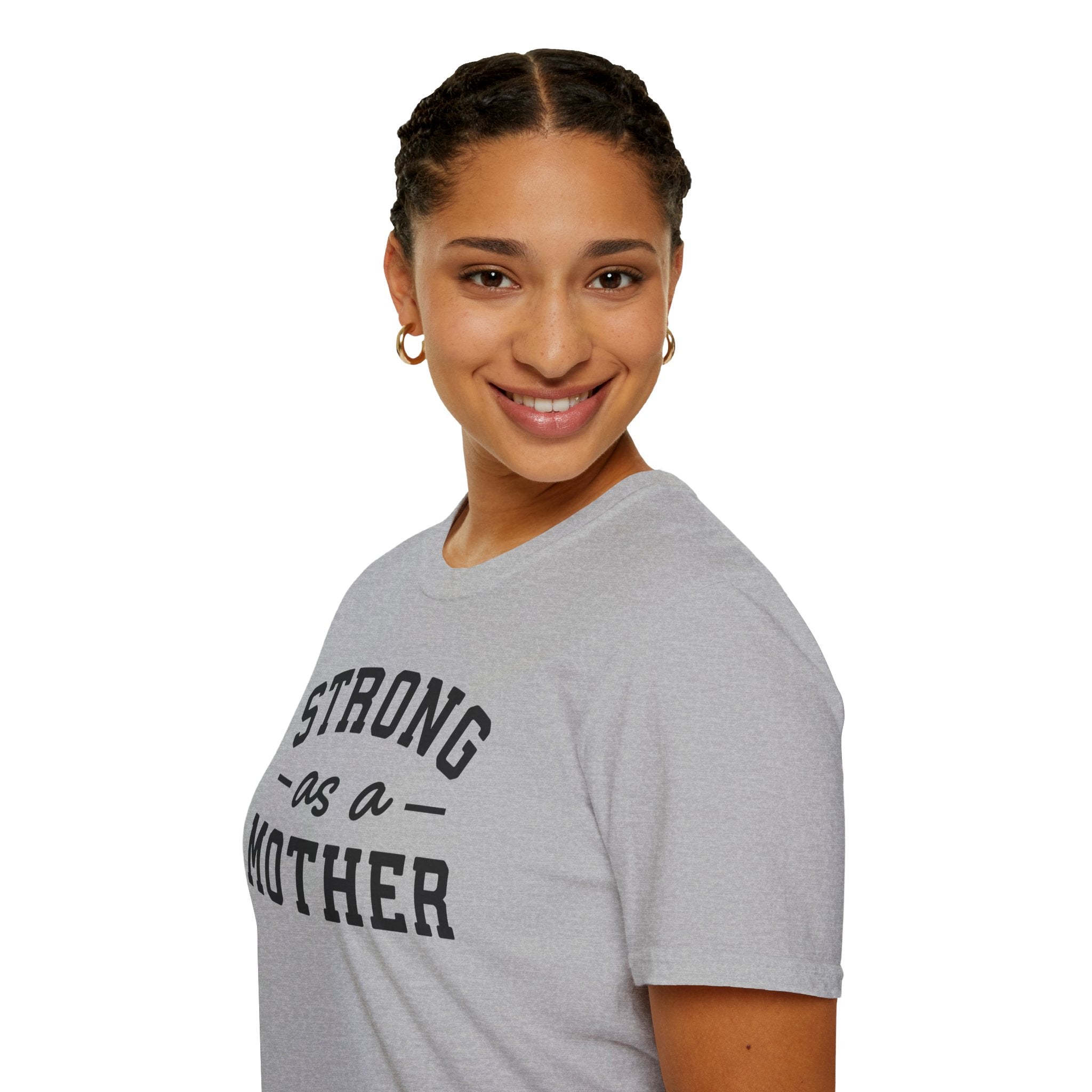 Strong as a Mother T-Shirt | Empowering Mom Life Tee - Deez Teez