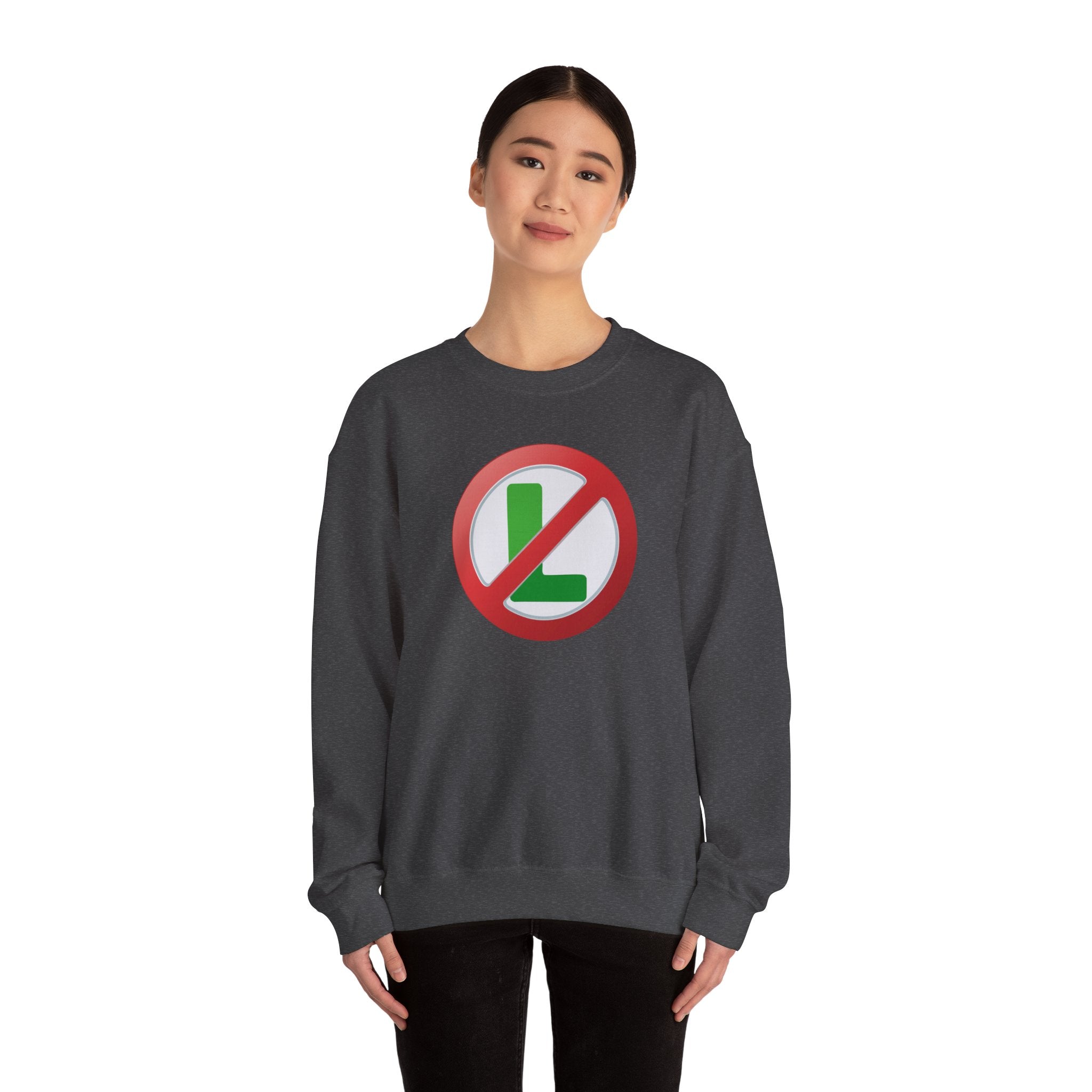 "No L" Christmas Sweatshirt | Funny Noel Pun Design - Deez Teez