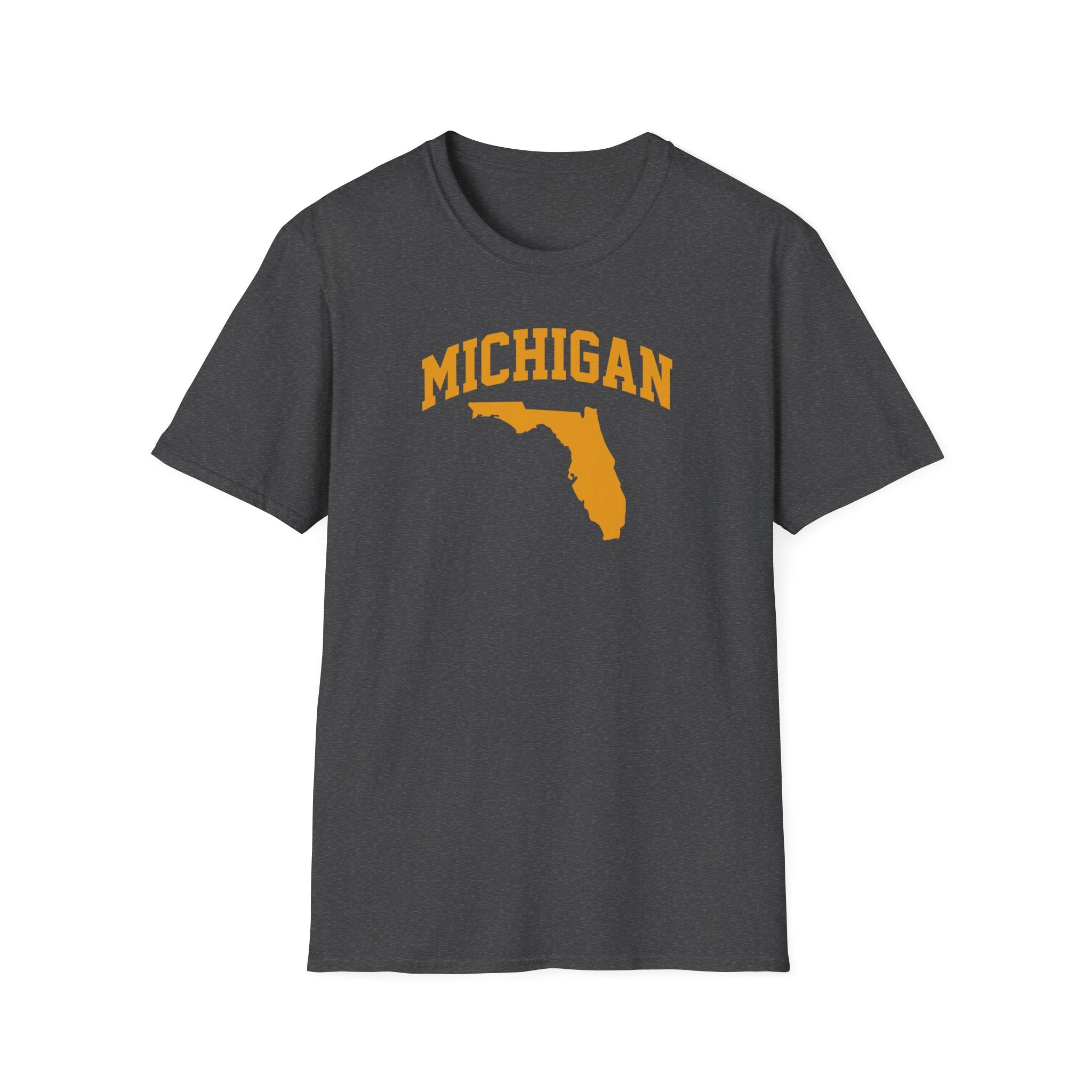 Michigan/Florida Snowbird Satire T-Shirt | Winter Migration Tee - Deez Teez