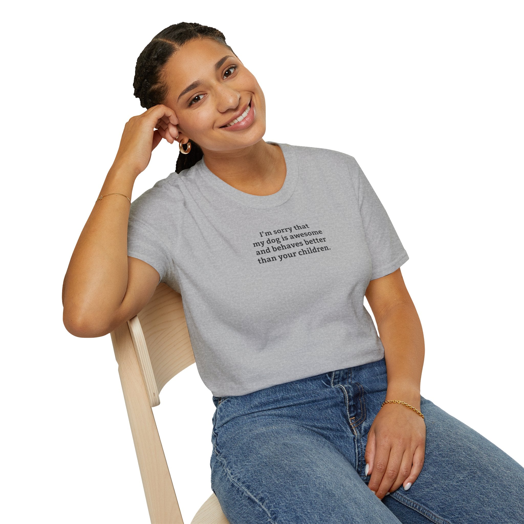 'I'm Sorry My Dog Is Awesome' T-Shirt | Dog Parent Pride Tee - Deez Teez