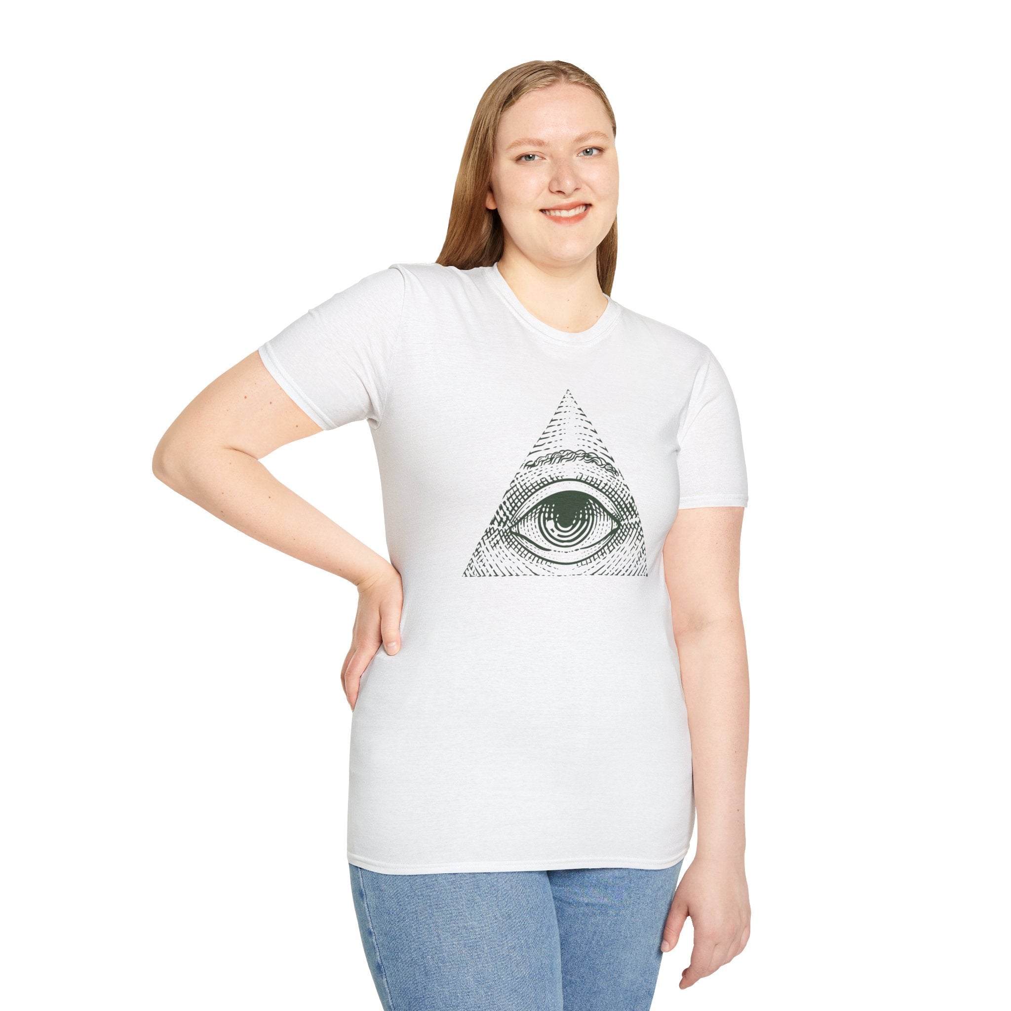 Illuminati Eye T-Shirt | Mysterious All-Seeing Eye Design - Deez Teez