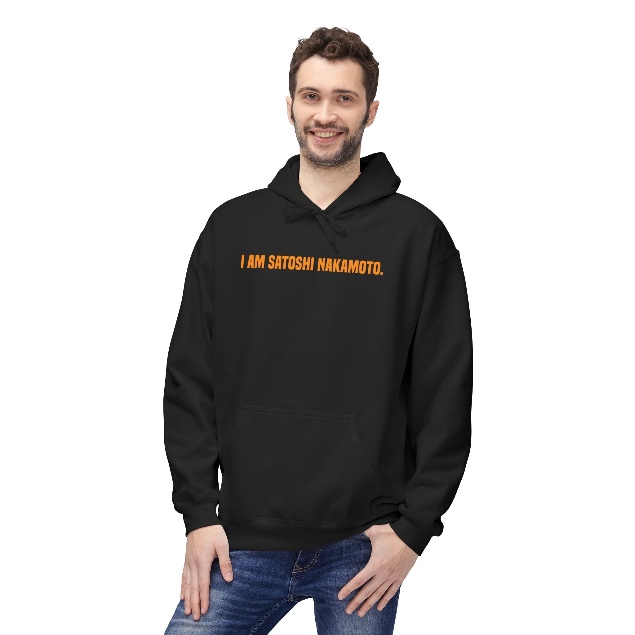 'I Am Satoshi Nakamoto' Hoodie | Cryptocurrency Creator - Deez Teez