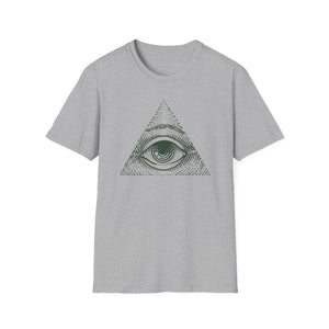 Illuminati Eye T-Shirt | Mysterious All-Seeing Eye Design - Deez Teez