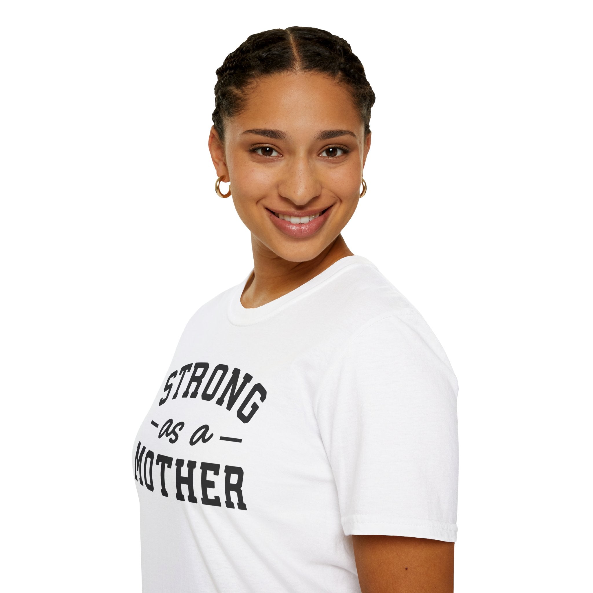 Strong as a Mother T-Shirt | Empowering Mom Life Tee - Deez Teez