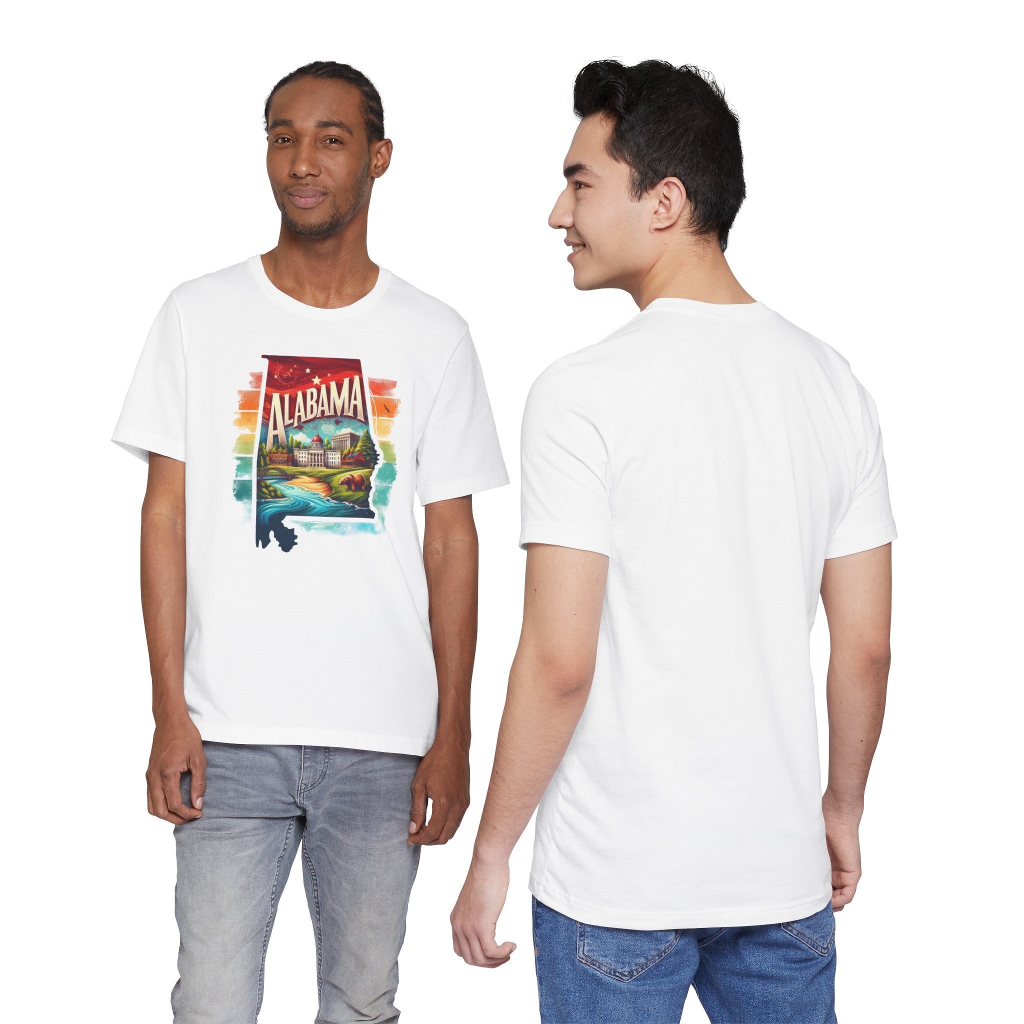 Alabama State Pride Jersey Tee - Deez Teez