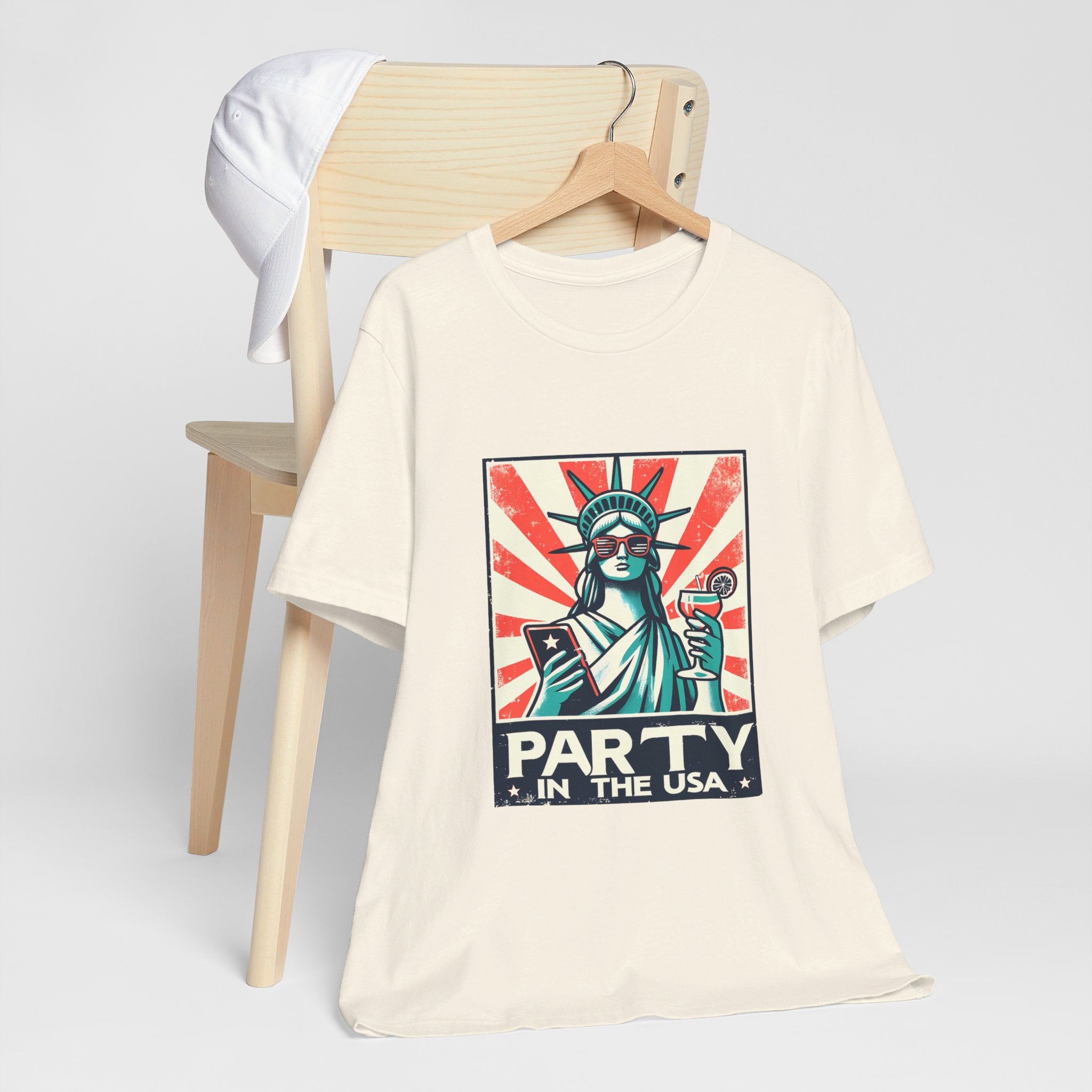 Party in the USA Patriotic T-Shirt - Deez Teez