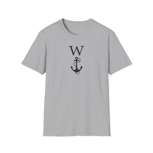 W Anchor "Wanker" T-Shirt | Nautical Humor Tee - Deez Teez