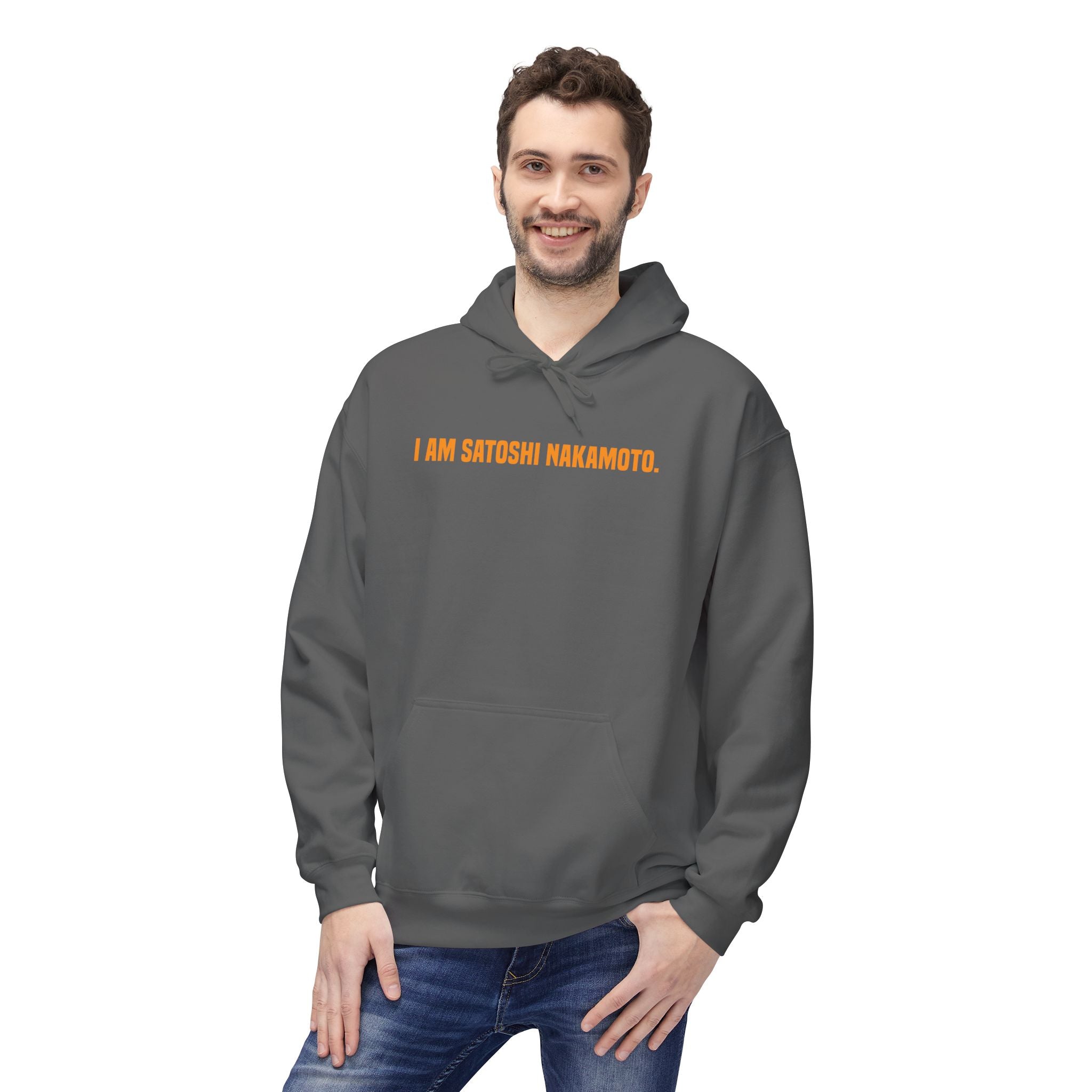 'I Am Satoshi Nakamoto' Hoodie | Cryptocurrency Creator - Deez Teez
