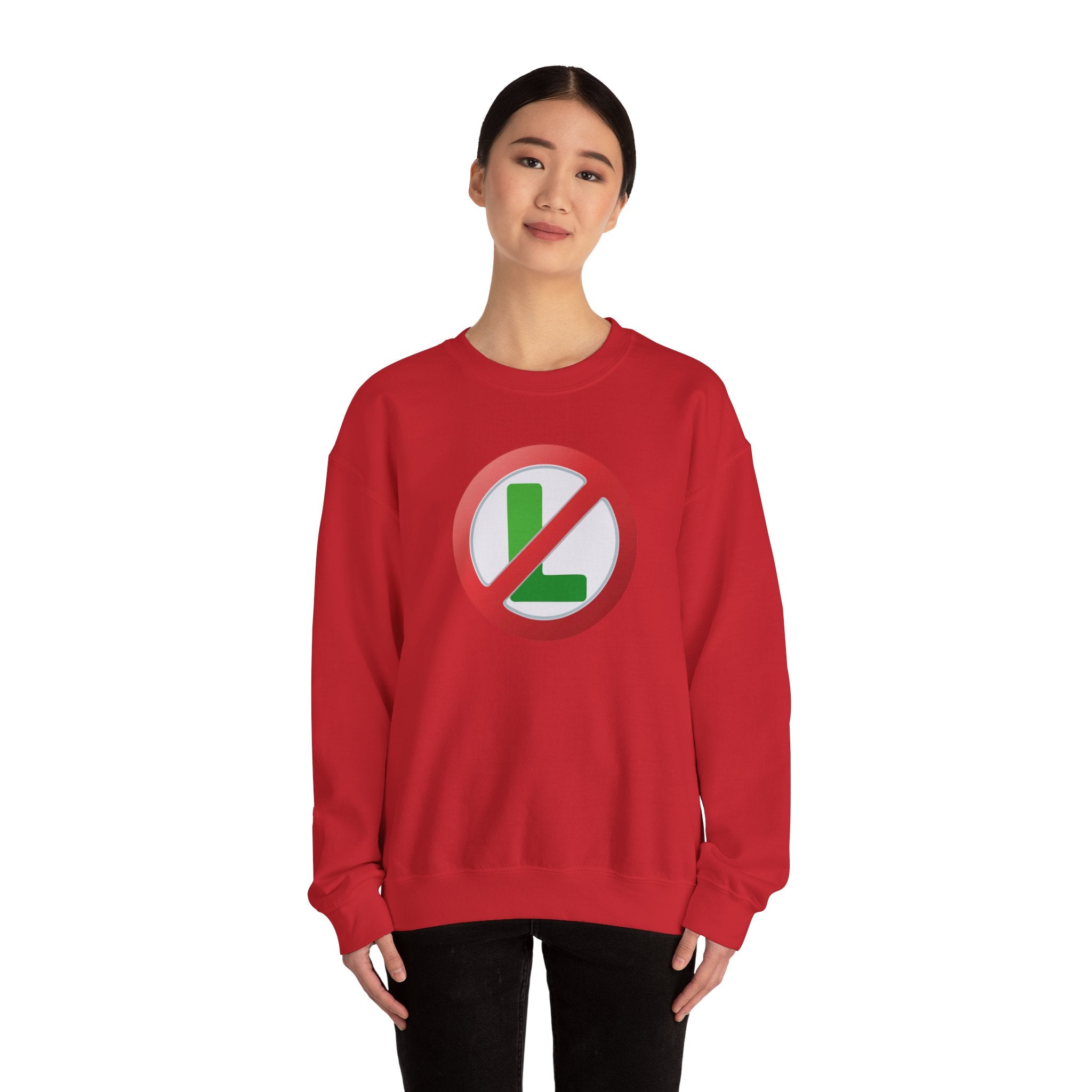 "No L" Christmas Sweatshirt | Funny Noel Pun Design - Deez Teez