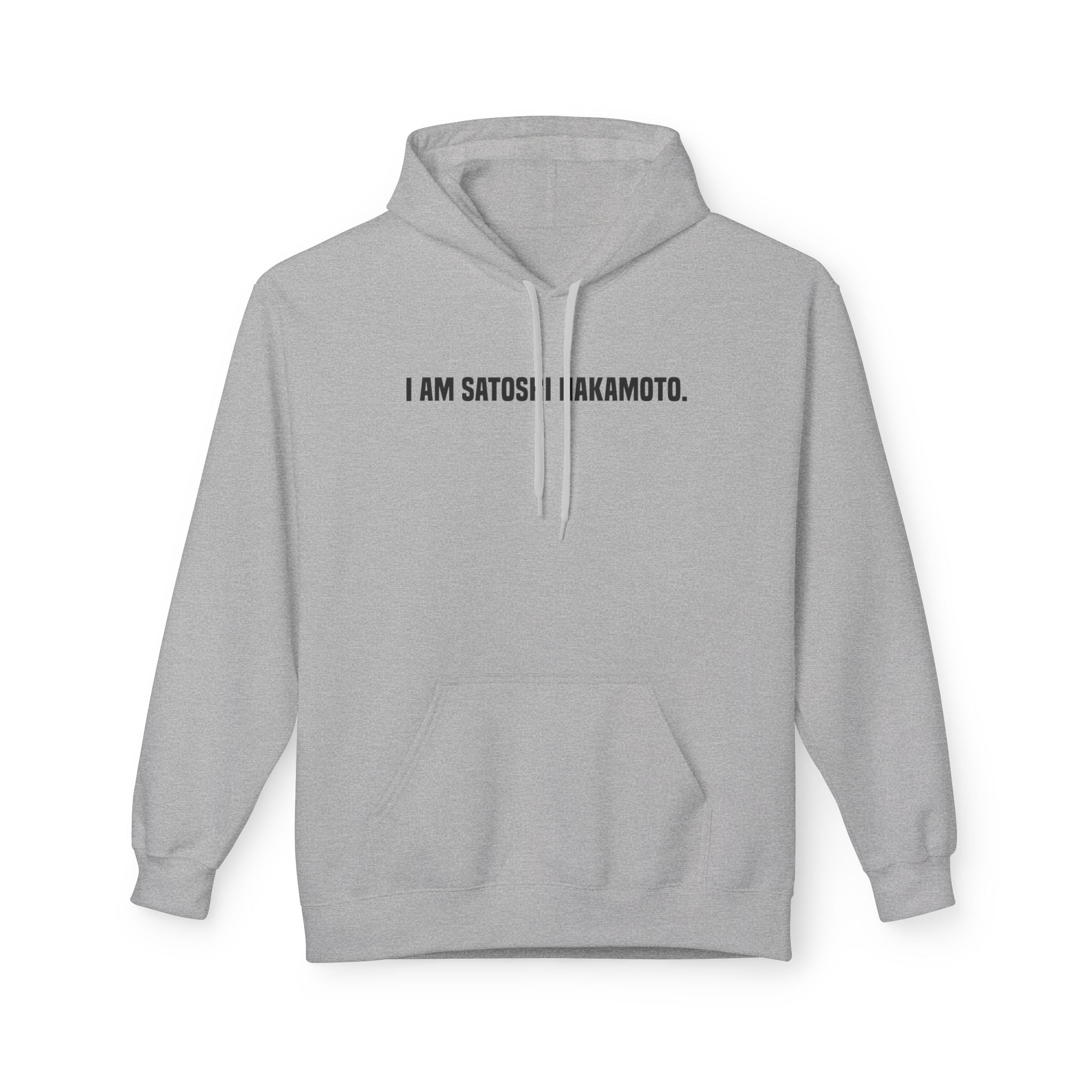 'I Am Satoshi Nakamoto' Hoodie | Cryptocurrency Creator - Deez Teez
