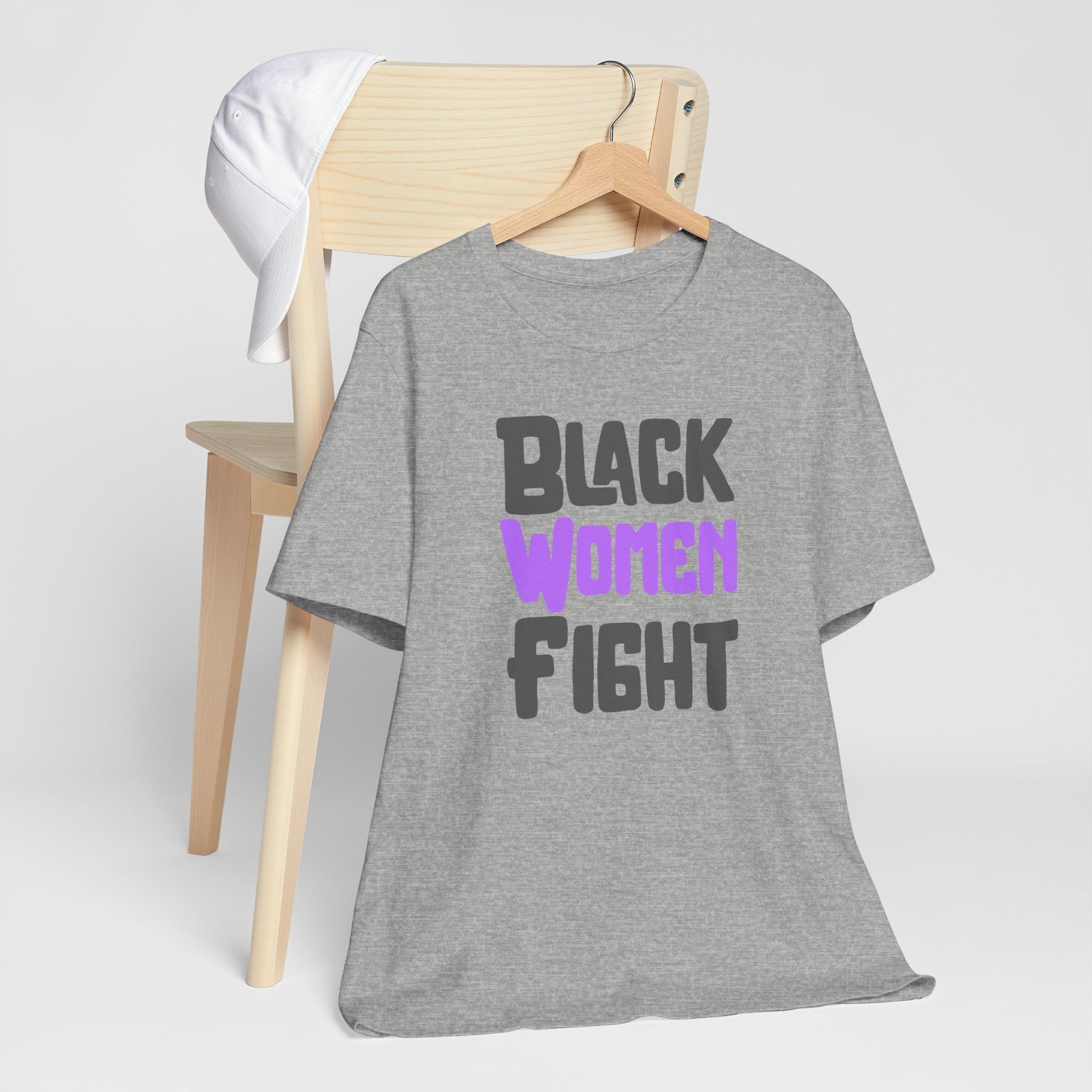 Black Women Fight T-Shirt | Empowerment and Strength Tee - Deez Teez