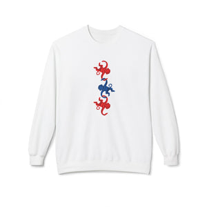 Retro Barrel of Monkeys Crewneck Sweatshirt | Nostalgic Hanging Monkeys Design - Deez Teez