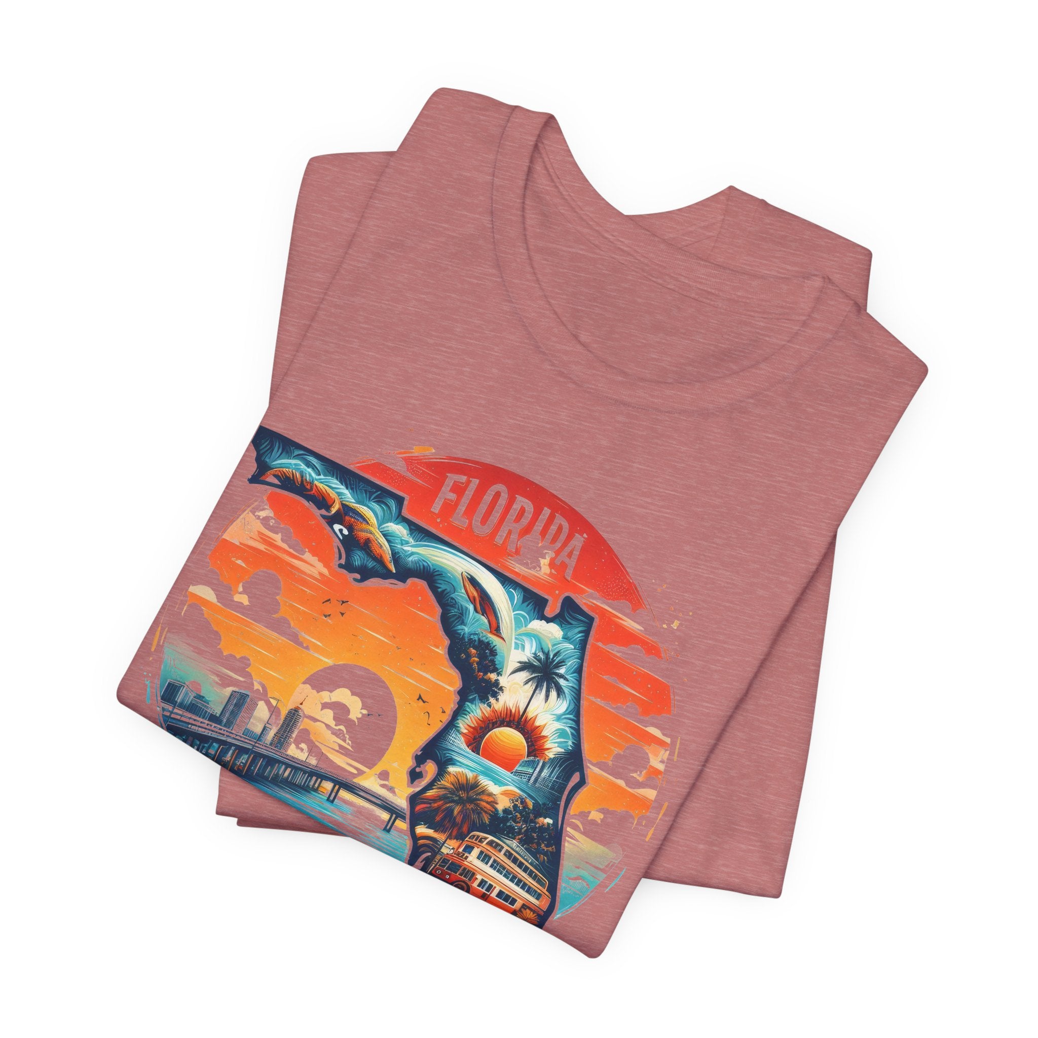 Florida State Pride T-Shirt | State Of Florida Graphic Tee - Deez Teez
