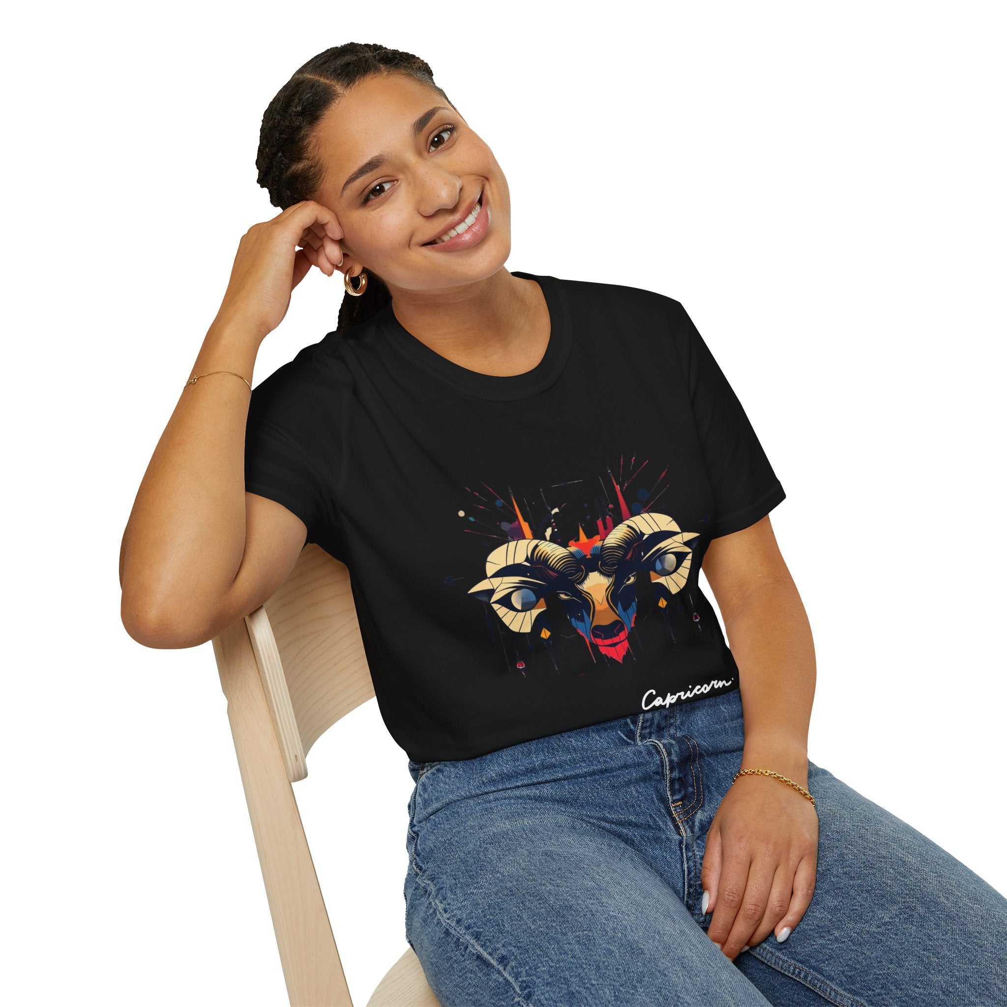 Capricorn Zodiac T-Shirt | Capricorn Goat Astrology Tee