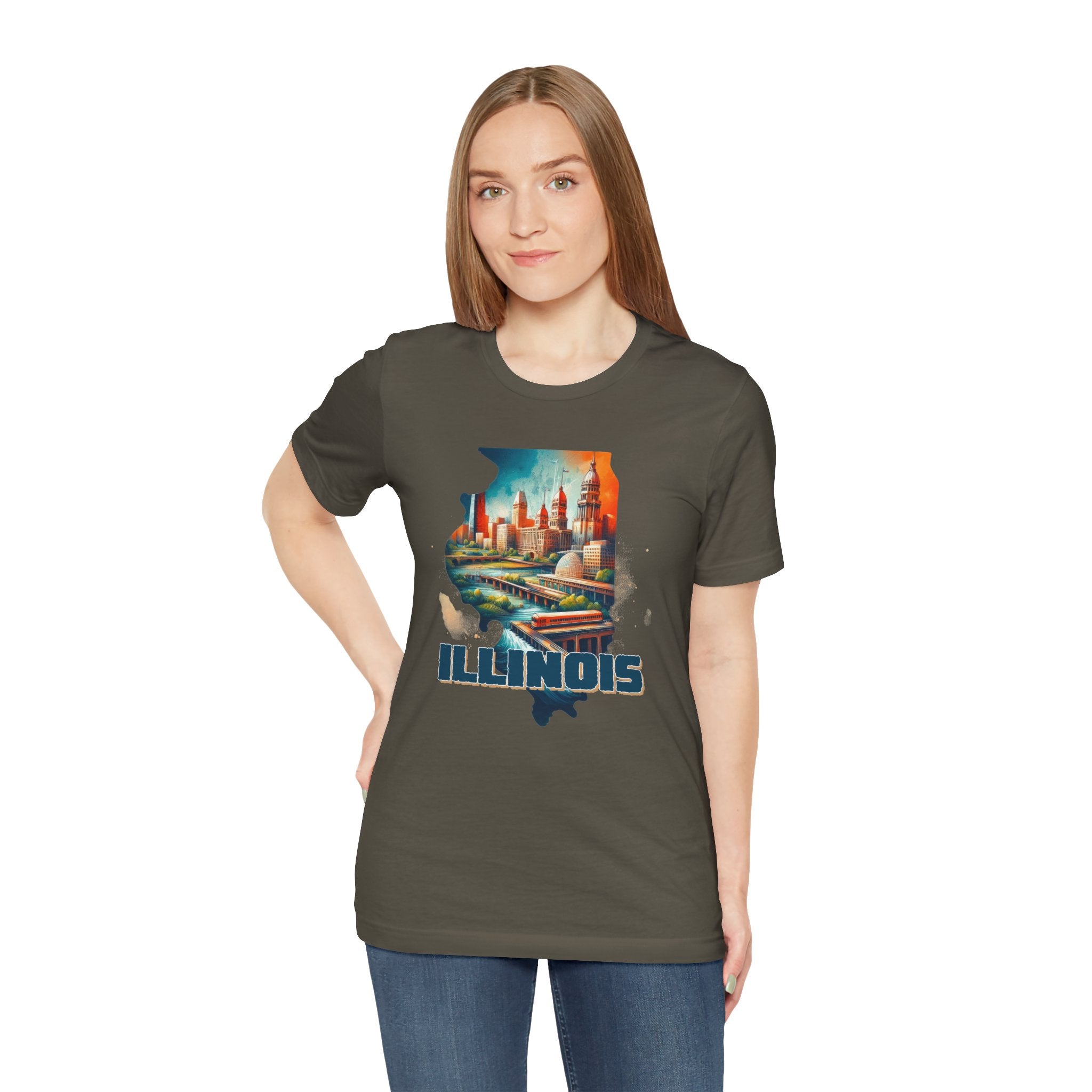 Illinois State Pride Tee - Deez Teez