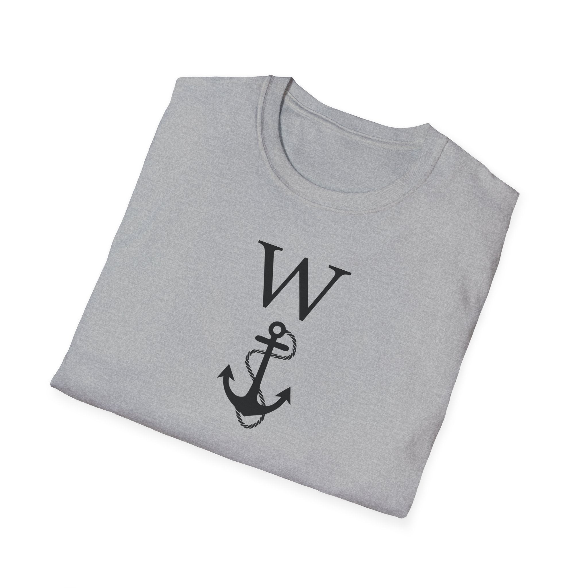 W Anchor "Wanker" T-Shirt | Nautical Humor Tee - Deez Teez