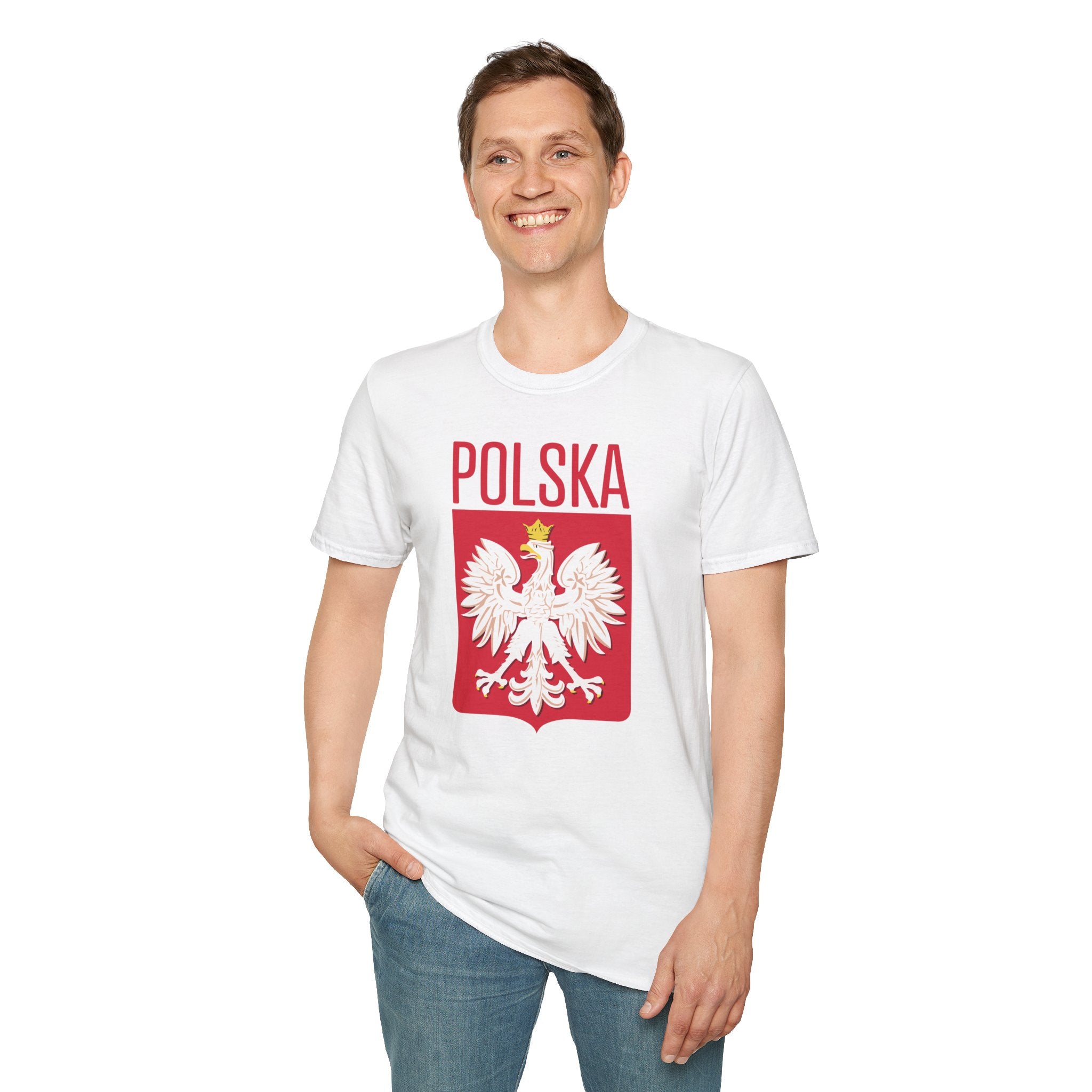 'Polska' Polish Falcon T-Shirt | Polish Heritage Tee - Deez Teez