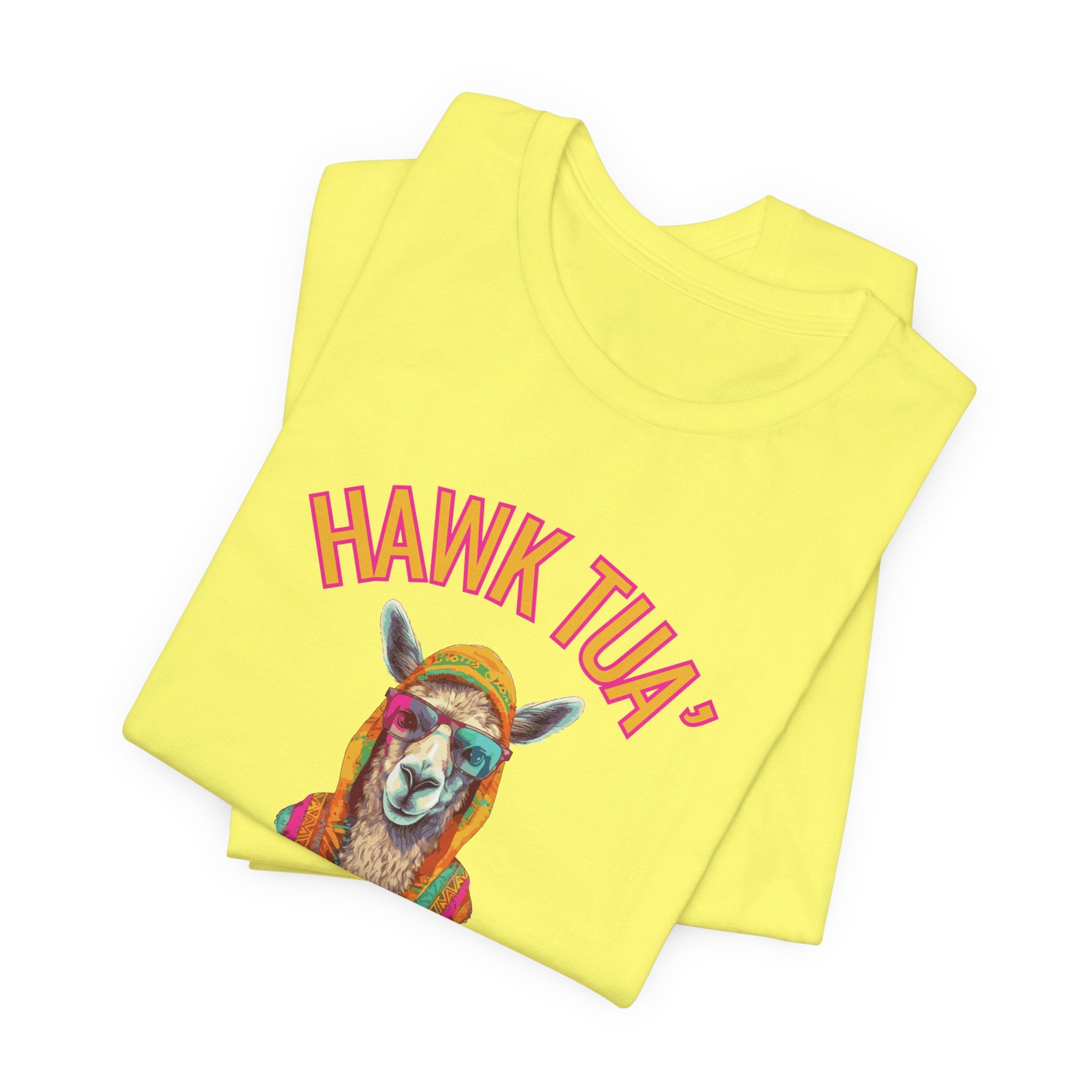 Hawk Tua Funny Parody T-Shirt | Llama Spit Edition - Deez Teez