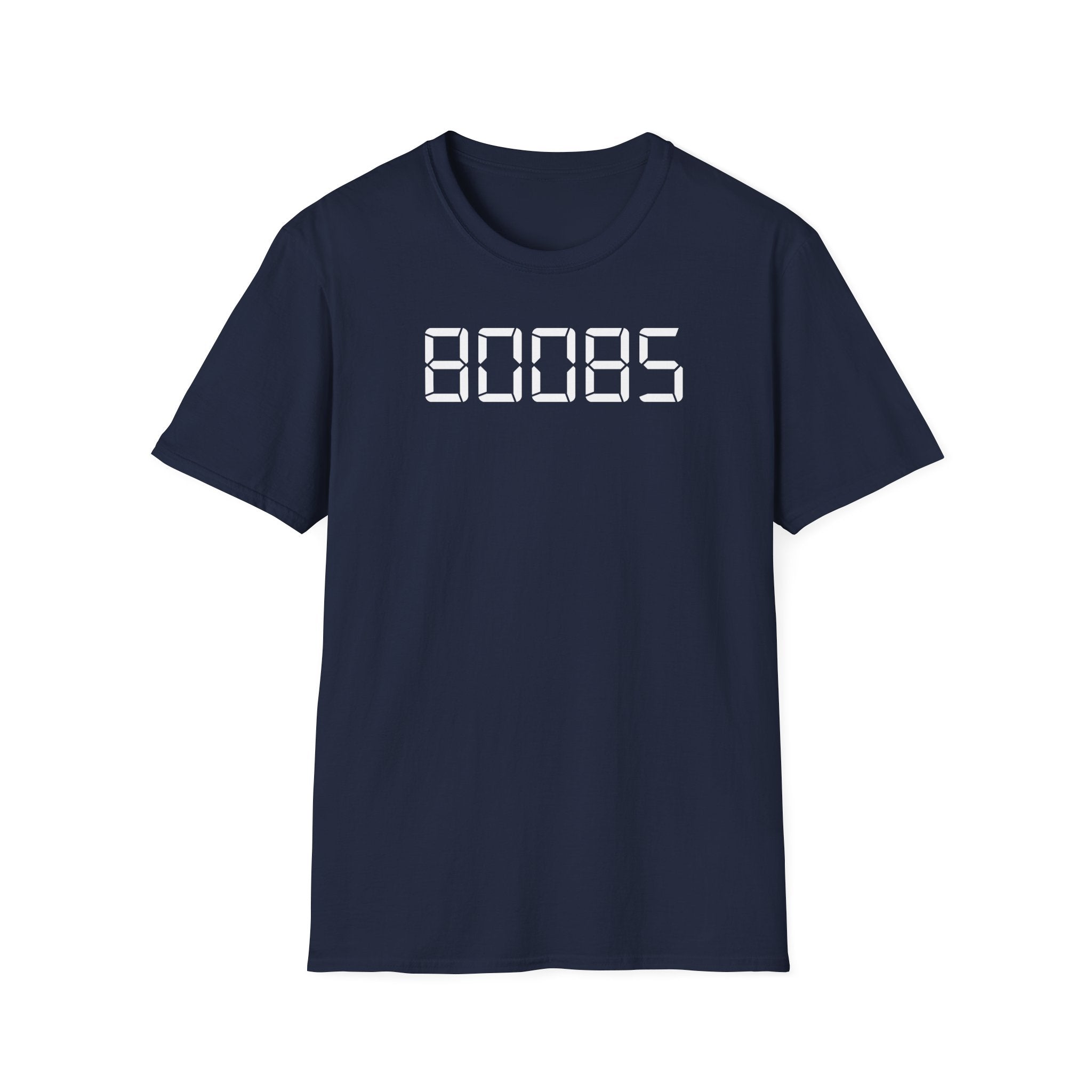 80085 'BOOBS' T-Shirt | Funny Calculator Display Text Tee - Deez Teez