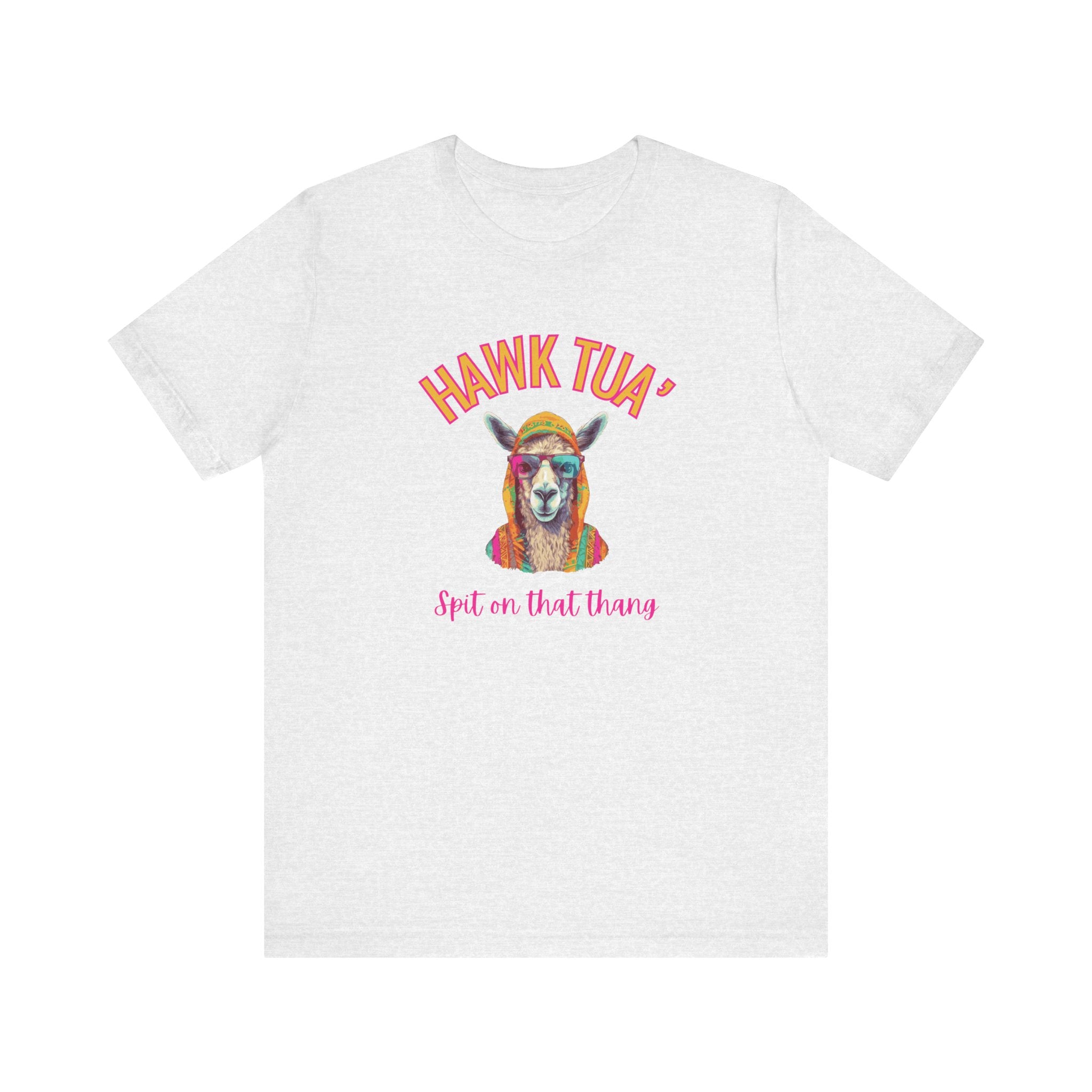 Hawk Tua Funny Parody T-Shirt | Llama Spit Edition - Deez Teez