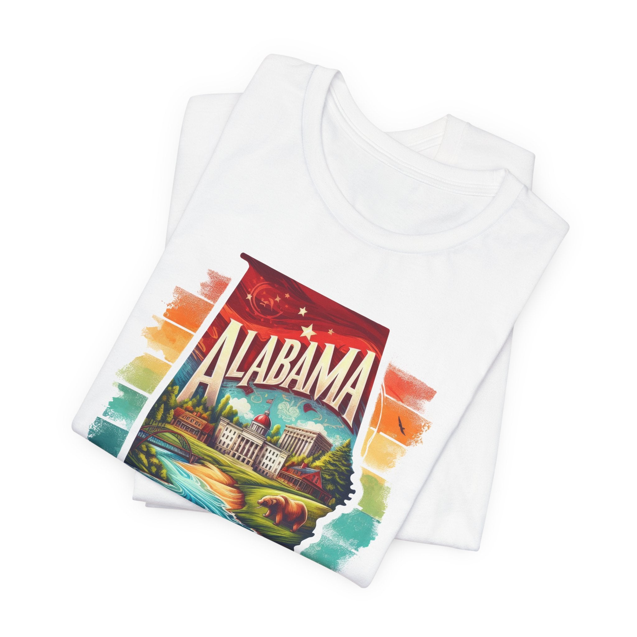 Alabama State Pride Jersey Tee - Deez Teez
