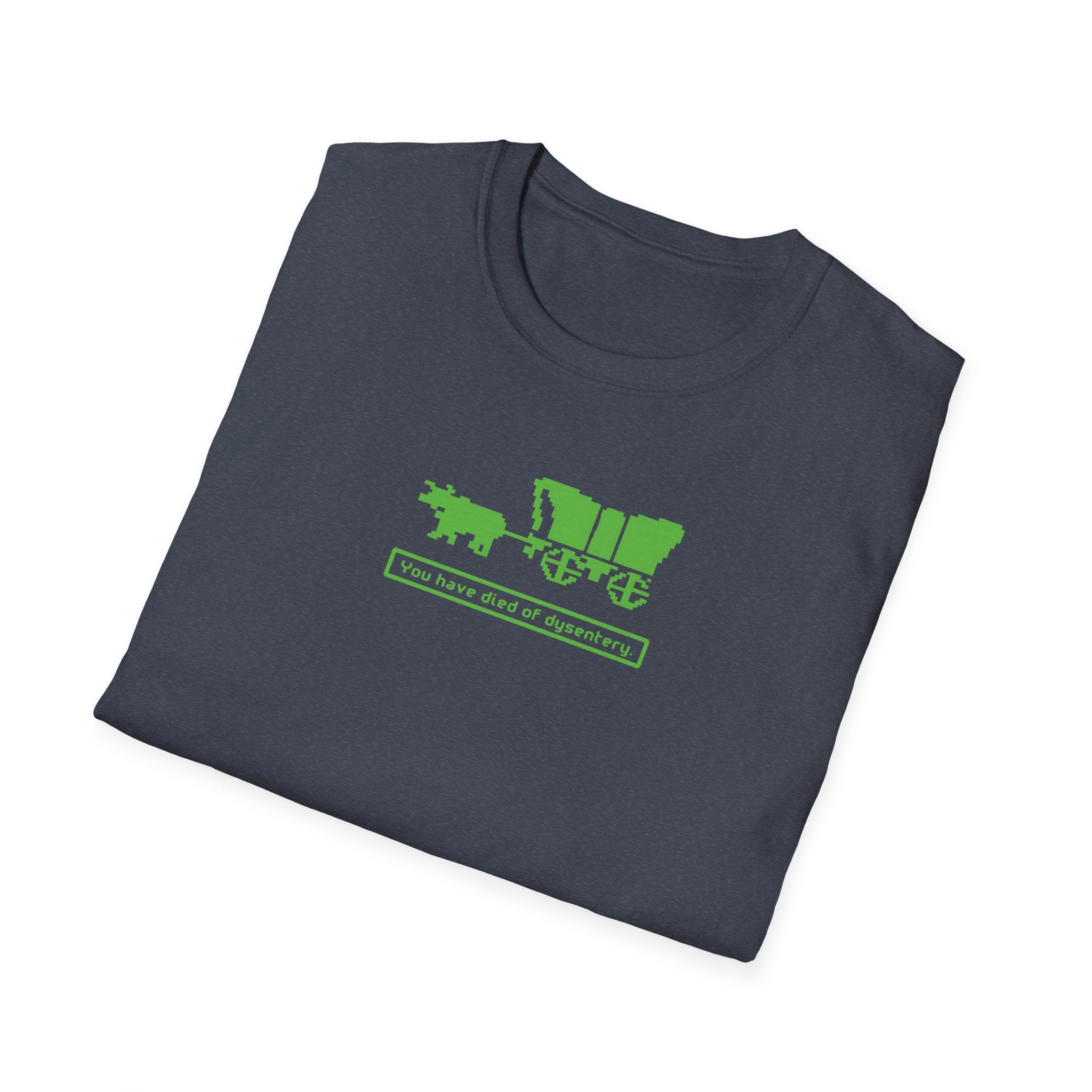 You Have Died of Dysentery T-shirt | Oregon Trail Video Game Classic Tee - Deez Teez
