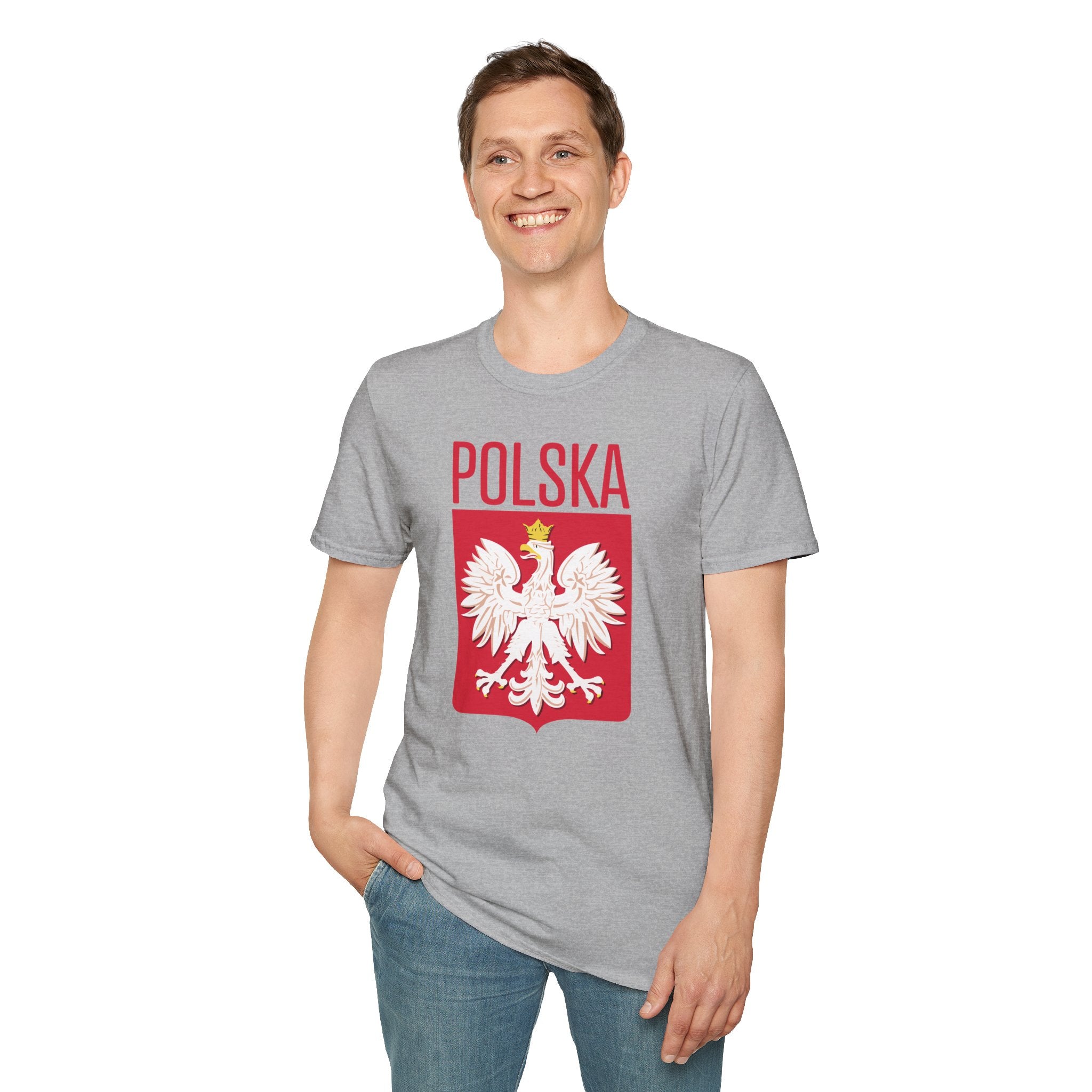 'Polska' Polish Falcon T-Shirt | Polish Heritage Tee - Deez Teez