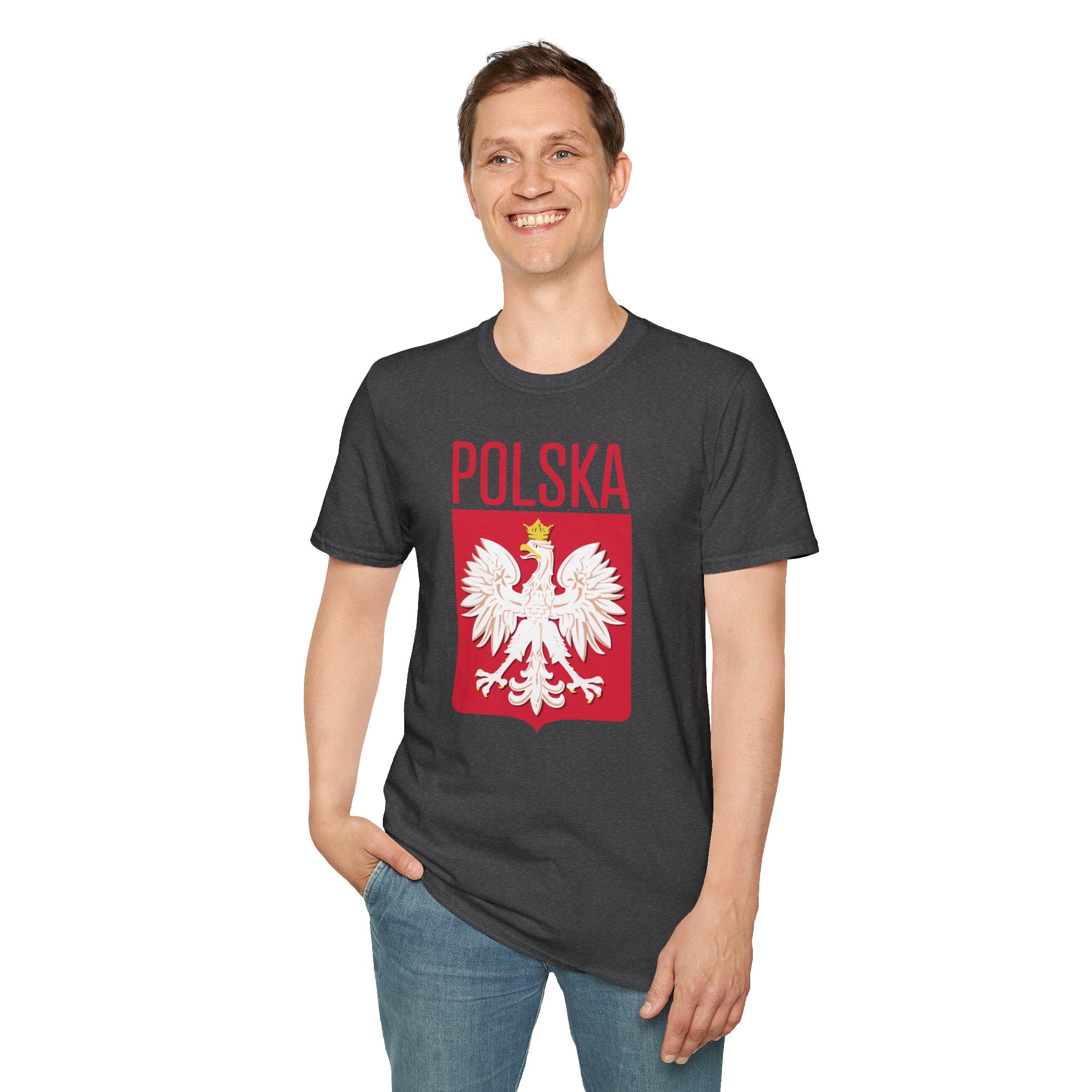 'Polska' Polish Falcon T-Shirt | Polish Heritage Tee - Deez Teez