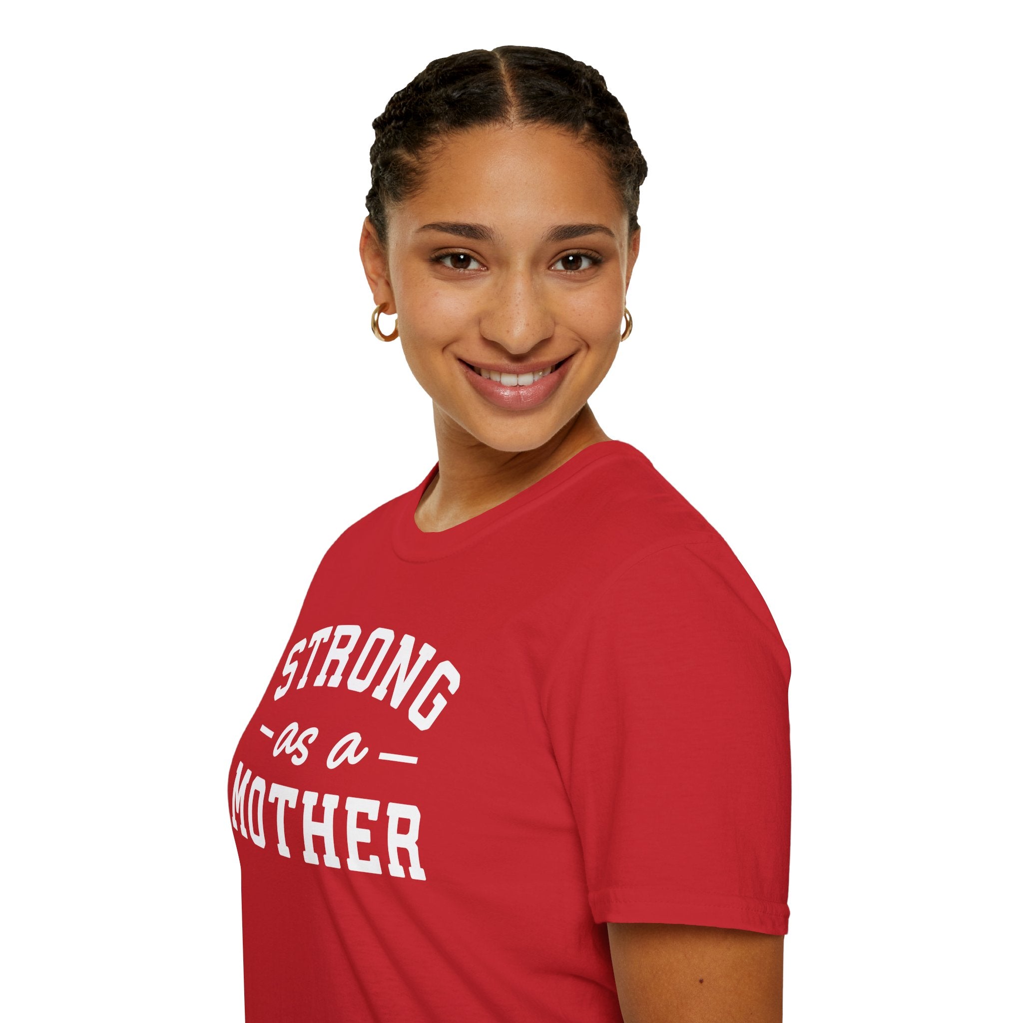 Strong as a Mother T-Shirt | Empowering Mom Life Tee - Deez Teez