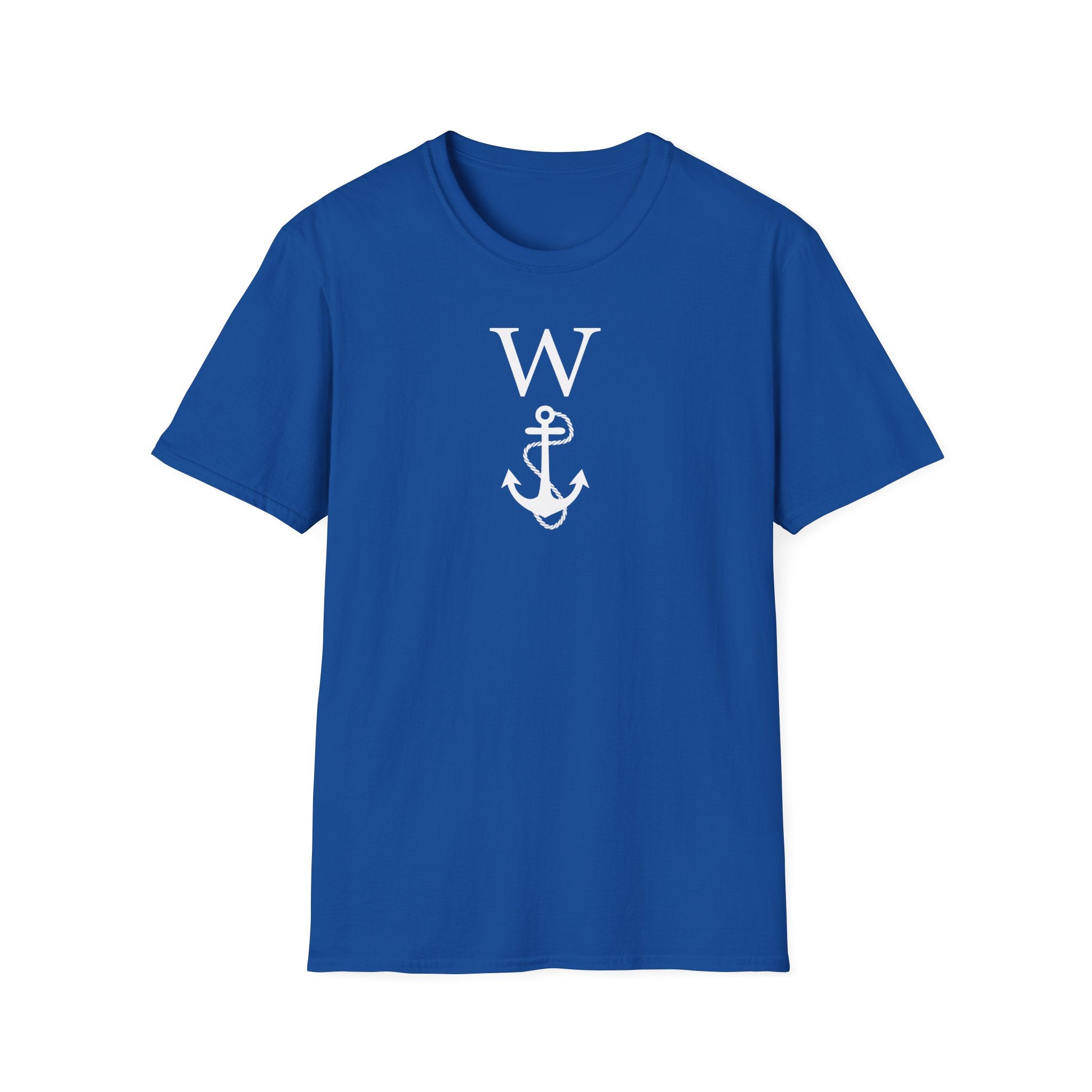 W Anchor "Wanker" T-Shirt | Nautical Humor Tee - Deez Teez