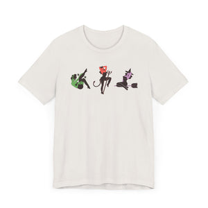 Monster Women Pin-Up T-Shirt | Retro Halloween-Inspired Tee - Deez Teez