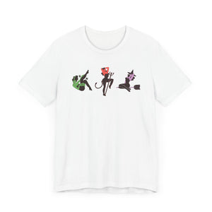 Monster Women Pin-Up T-Shirt | Retro Halloween-Inspired Tee - Deez Teez