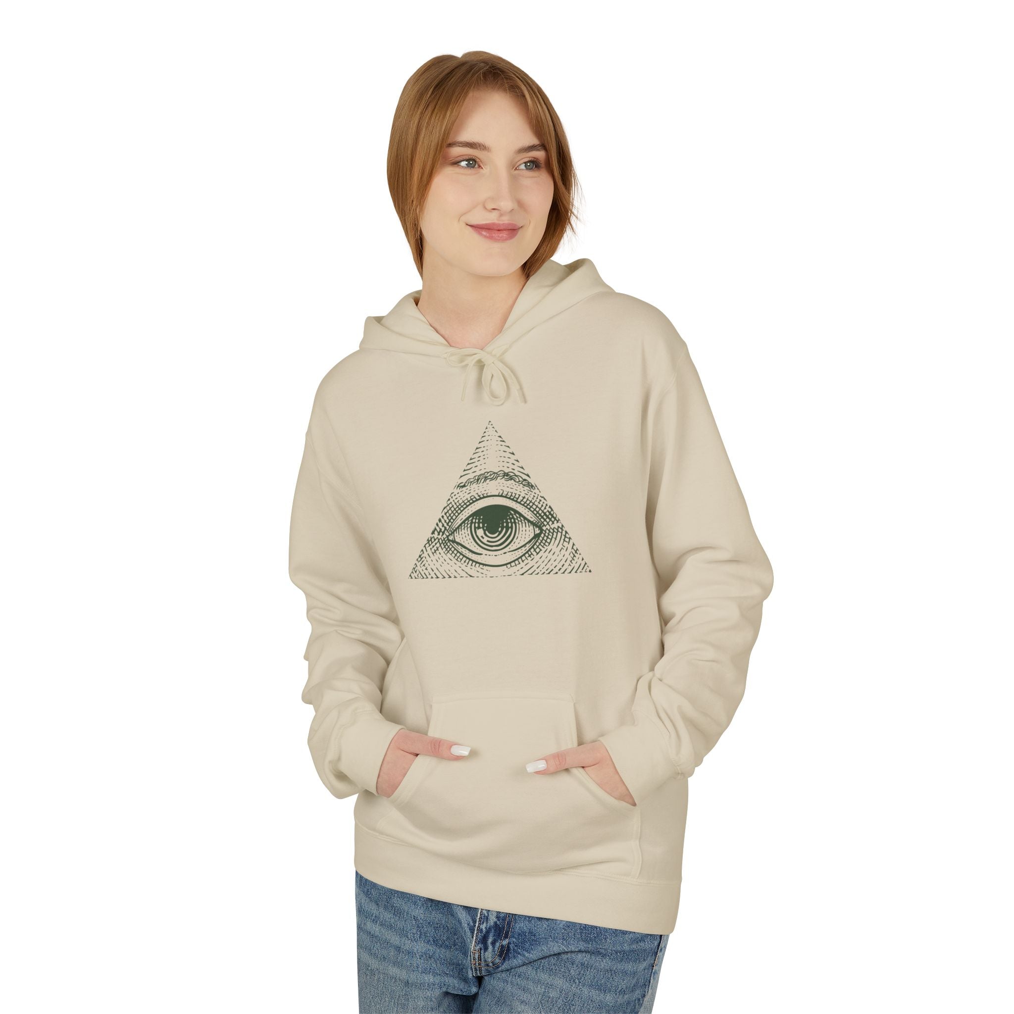 Illuminati Eye Hoodie | Mysterious All-Seeing Eye Design - Deez Teez